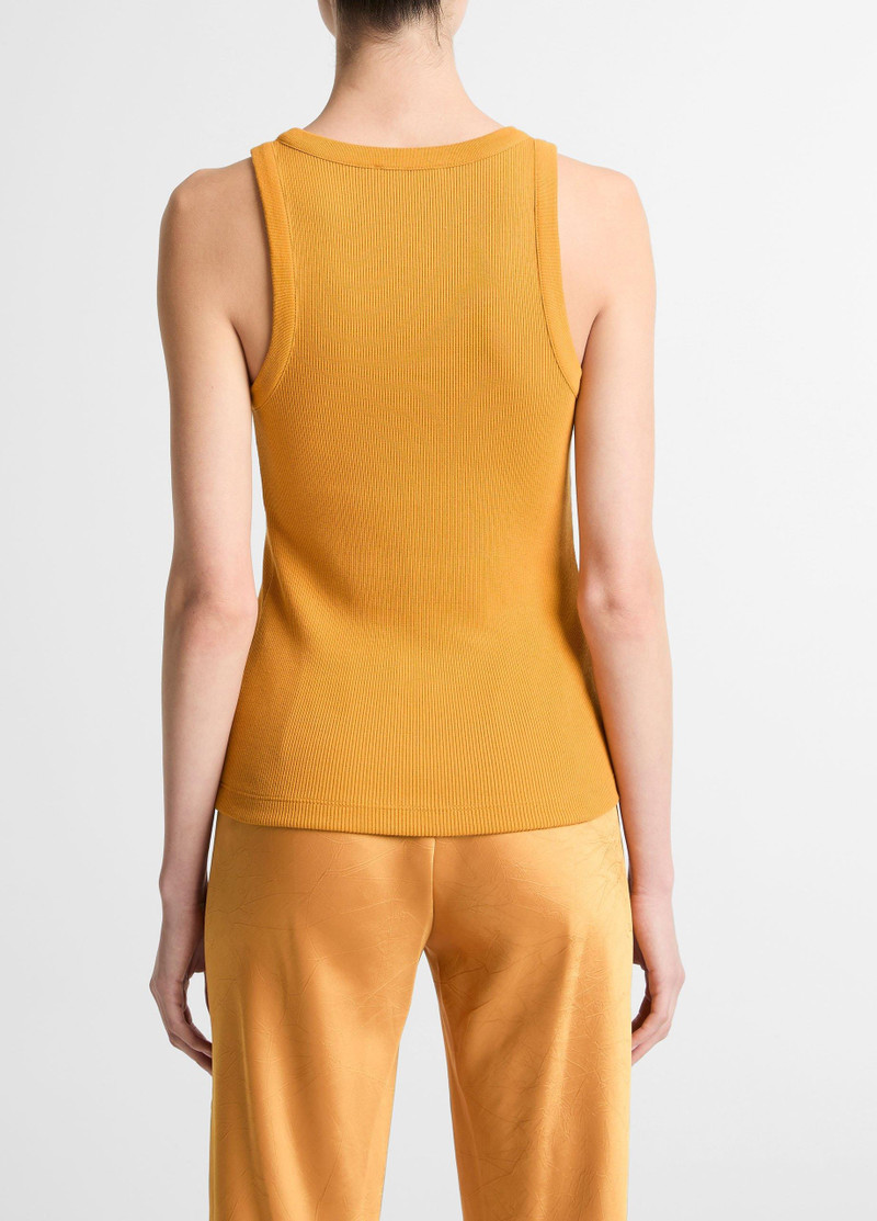 Vince Ribbed Scoop-Neck Tank outlook