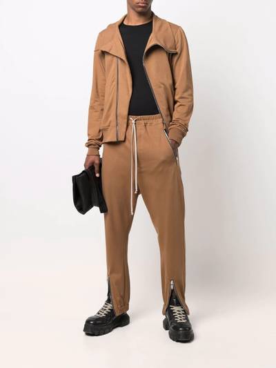 Rick Owens zip-up funnel neck jacket outlook