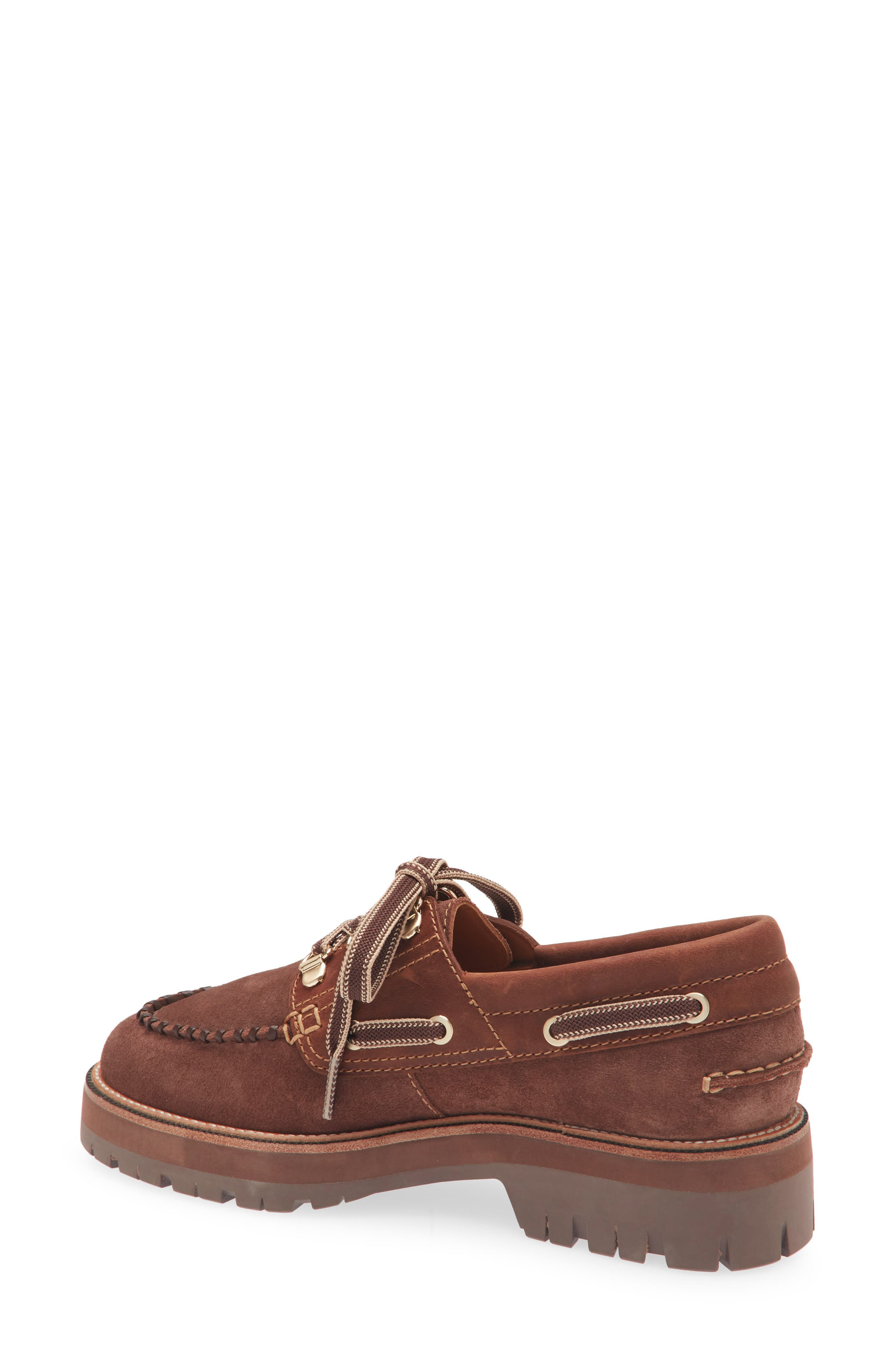 rag & bone Cameron Boat Shoe in Mocha Suede at Nordstrom - 2