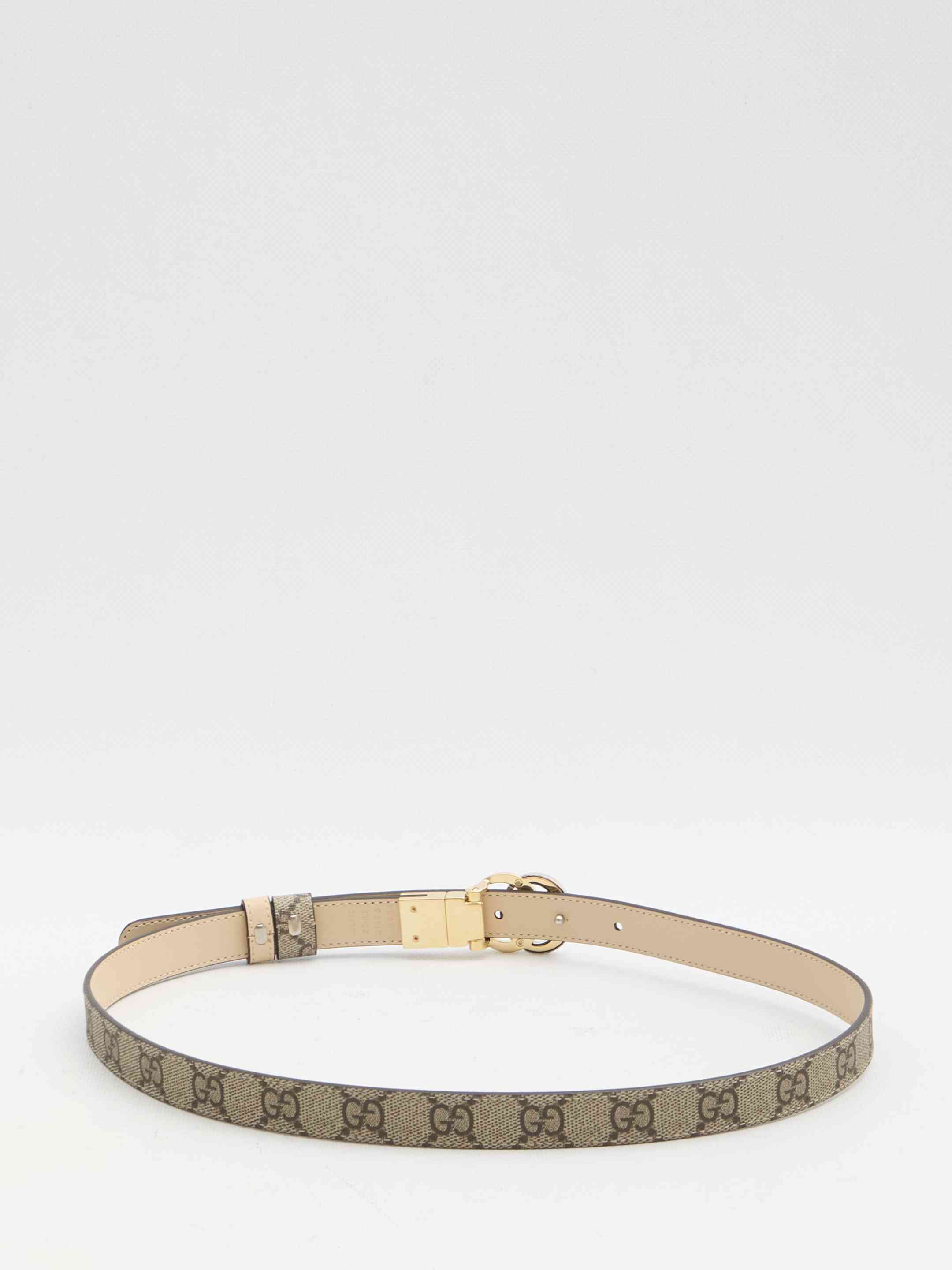 Gucci Women Gg Marmont Reversible Thin Belt - 2