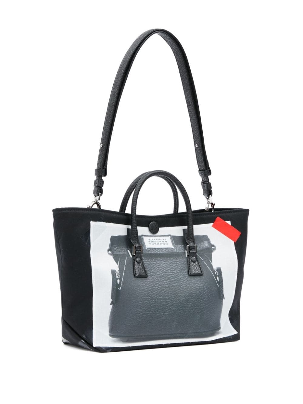 micro 5AC trompe l'oeil tote bag - 5