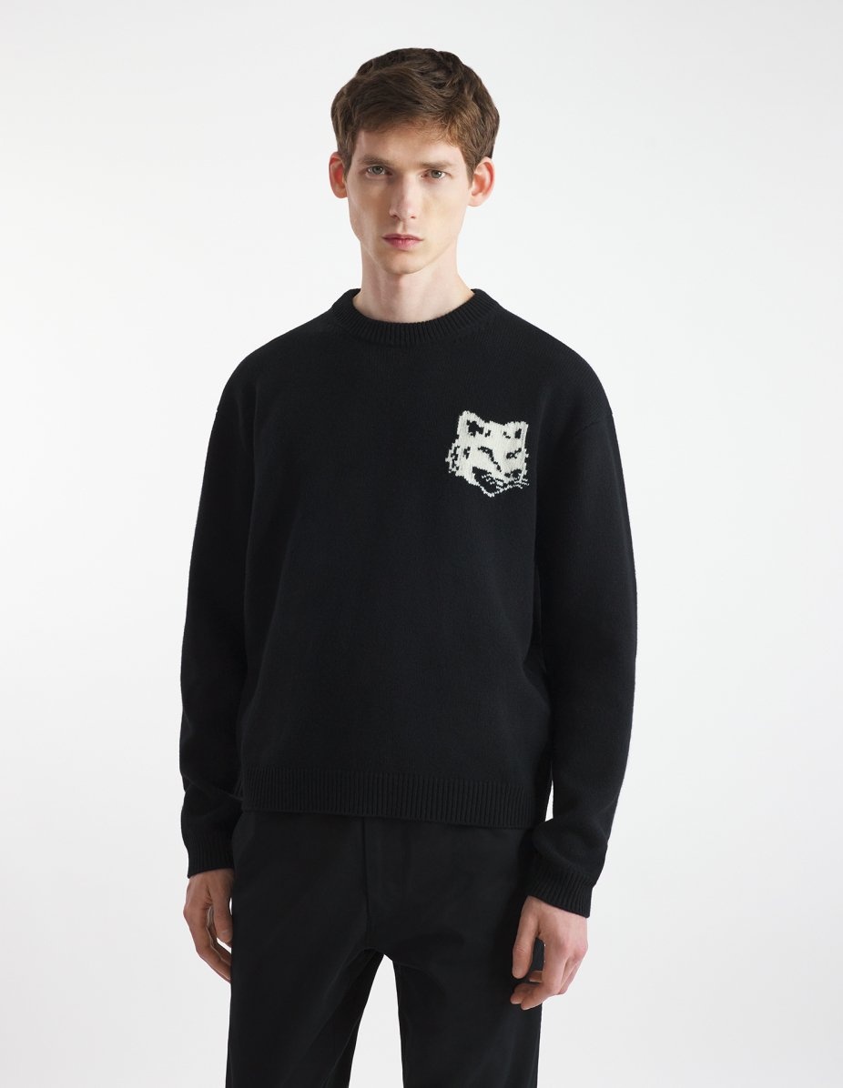 FOX HEAD INTARSIA COMFORT JUMPER - 3