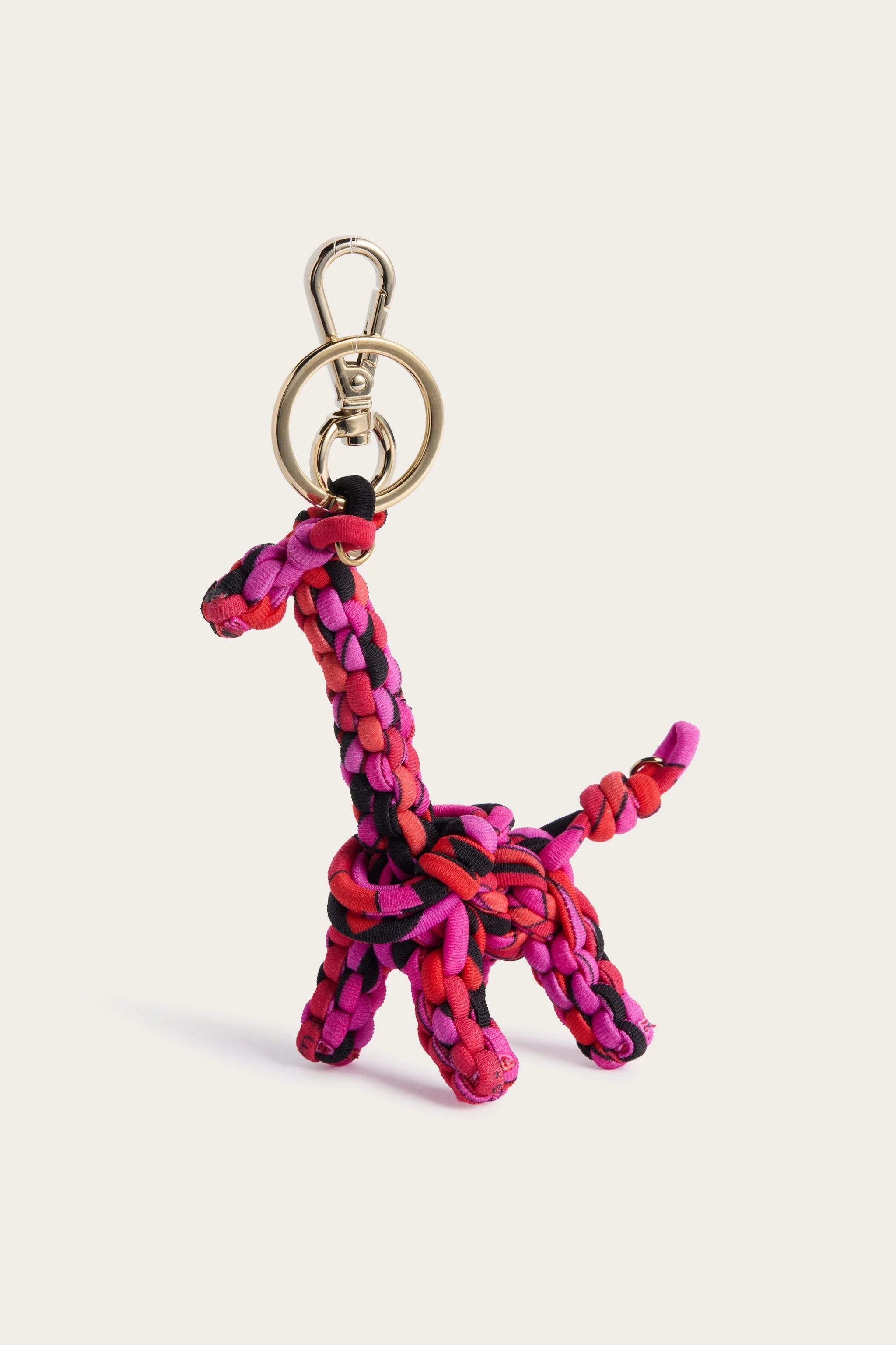 BAG CHARM IN IRIDE PRINT - 1