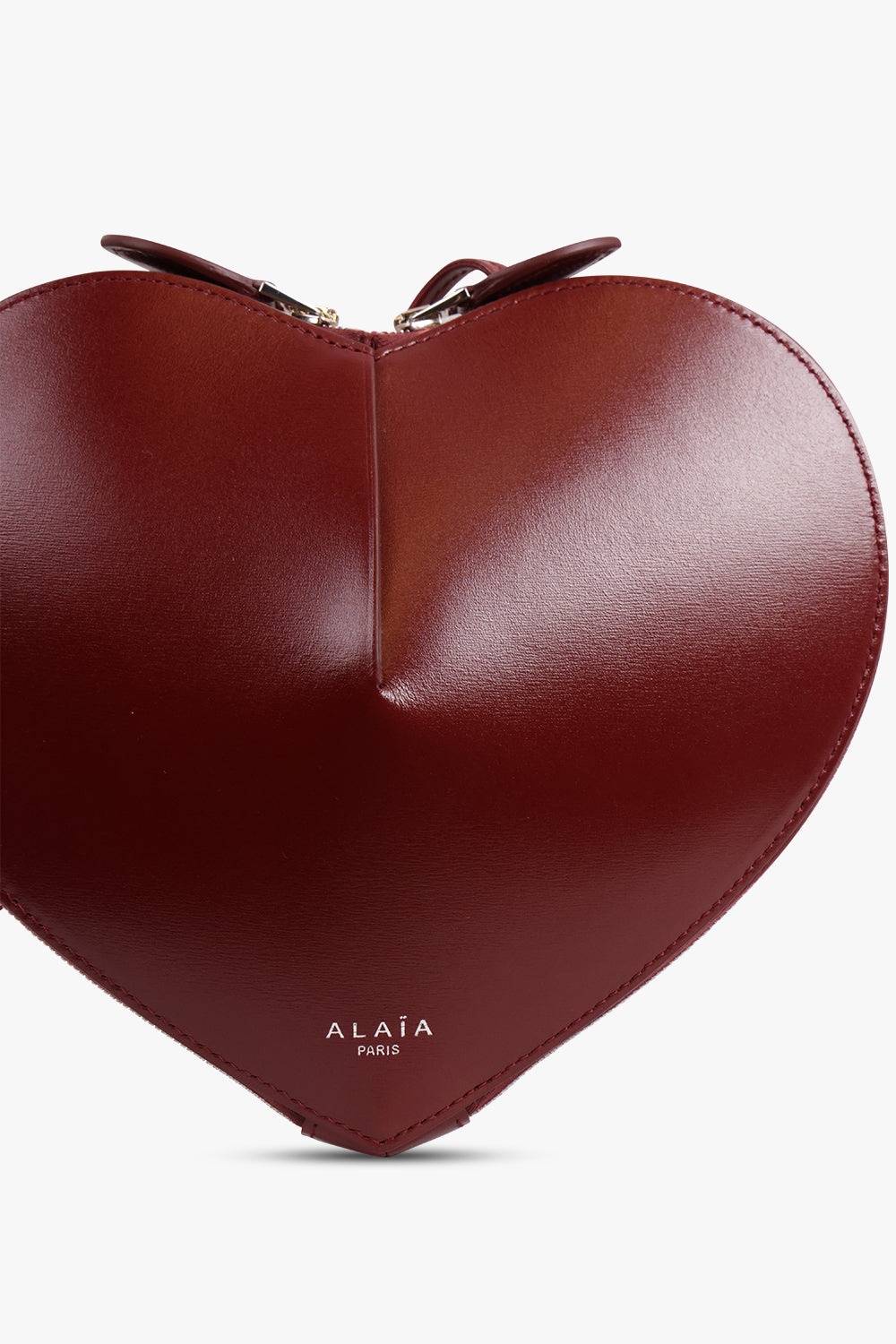 LE COEUR HEART SHAPED BAG | GARNET RED - 4
