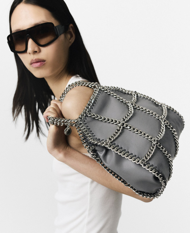 Limited-Edition Falabella Chain Cage Mini Tote Bag 2