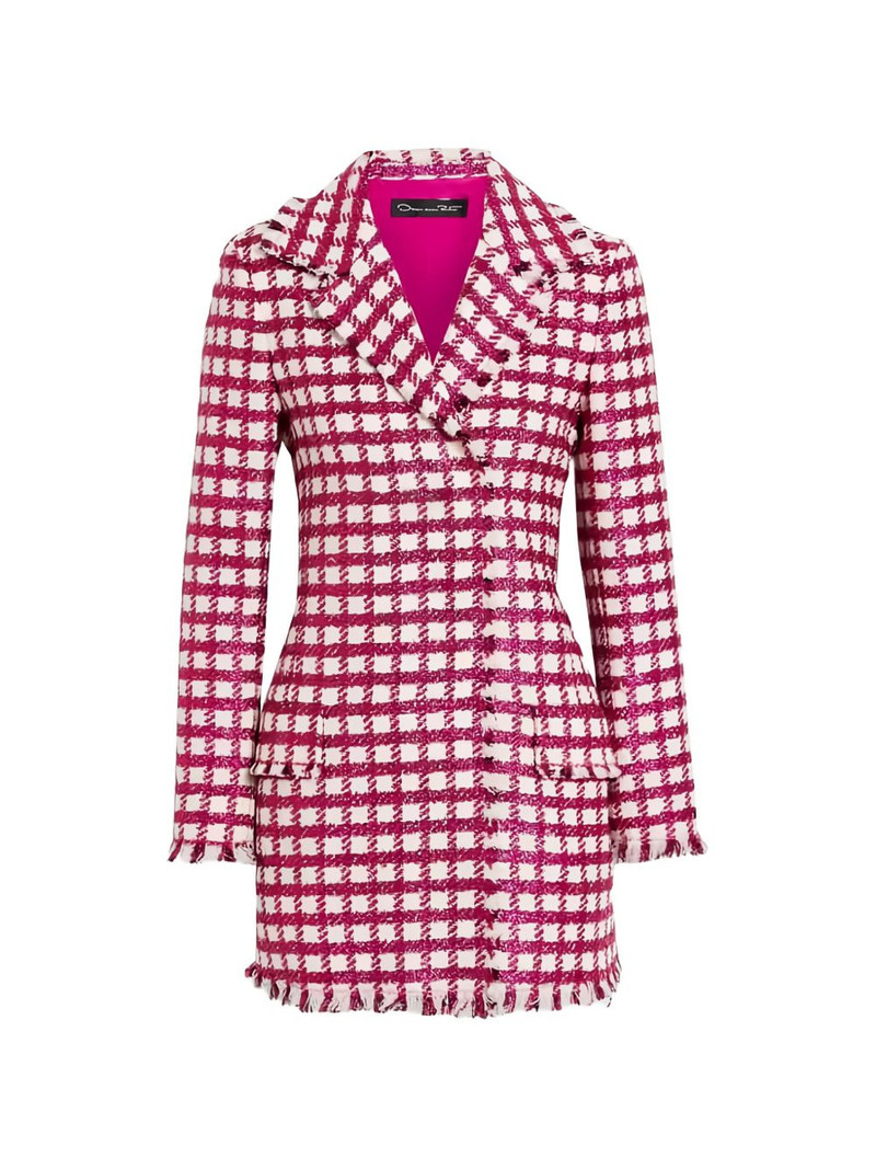 checked tweed mini dress 1