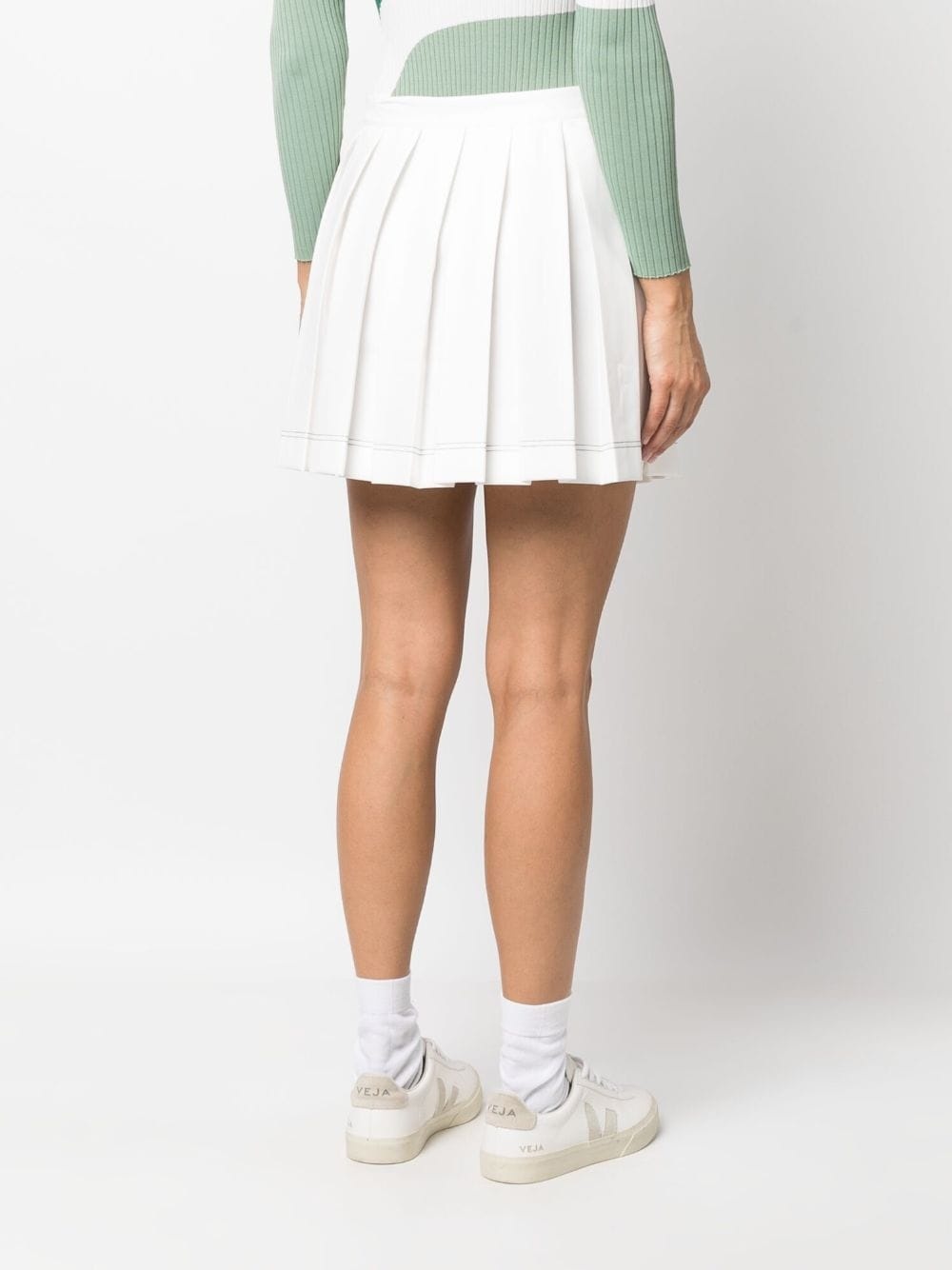 x Roland Garros A-line pleated miniskirt - 4