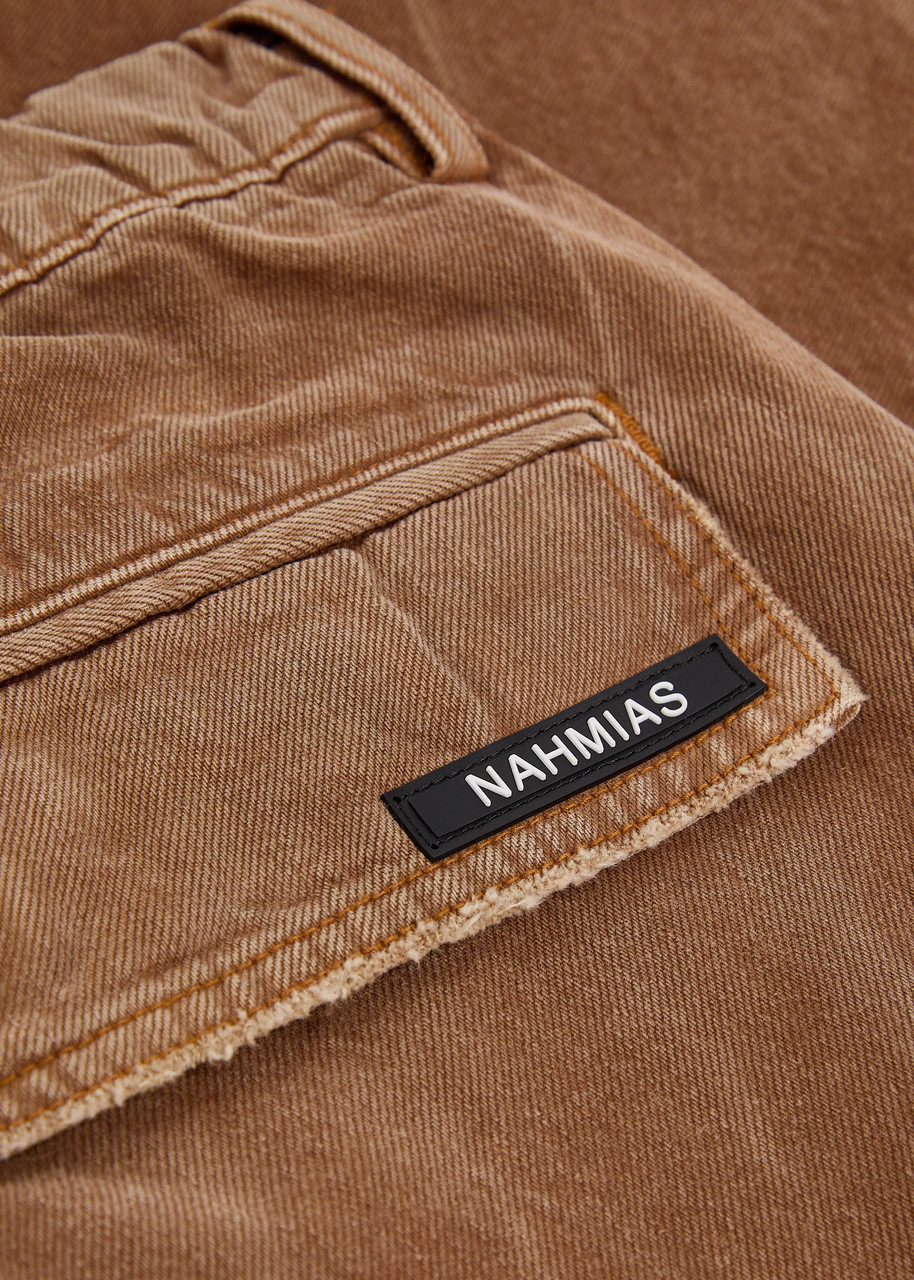 Nahmias Faded Denim Cargo Trousers - 5