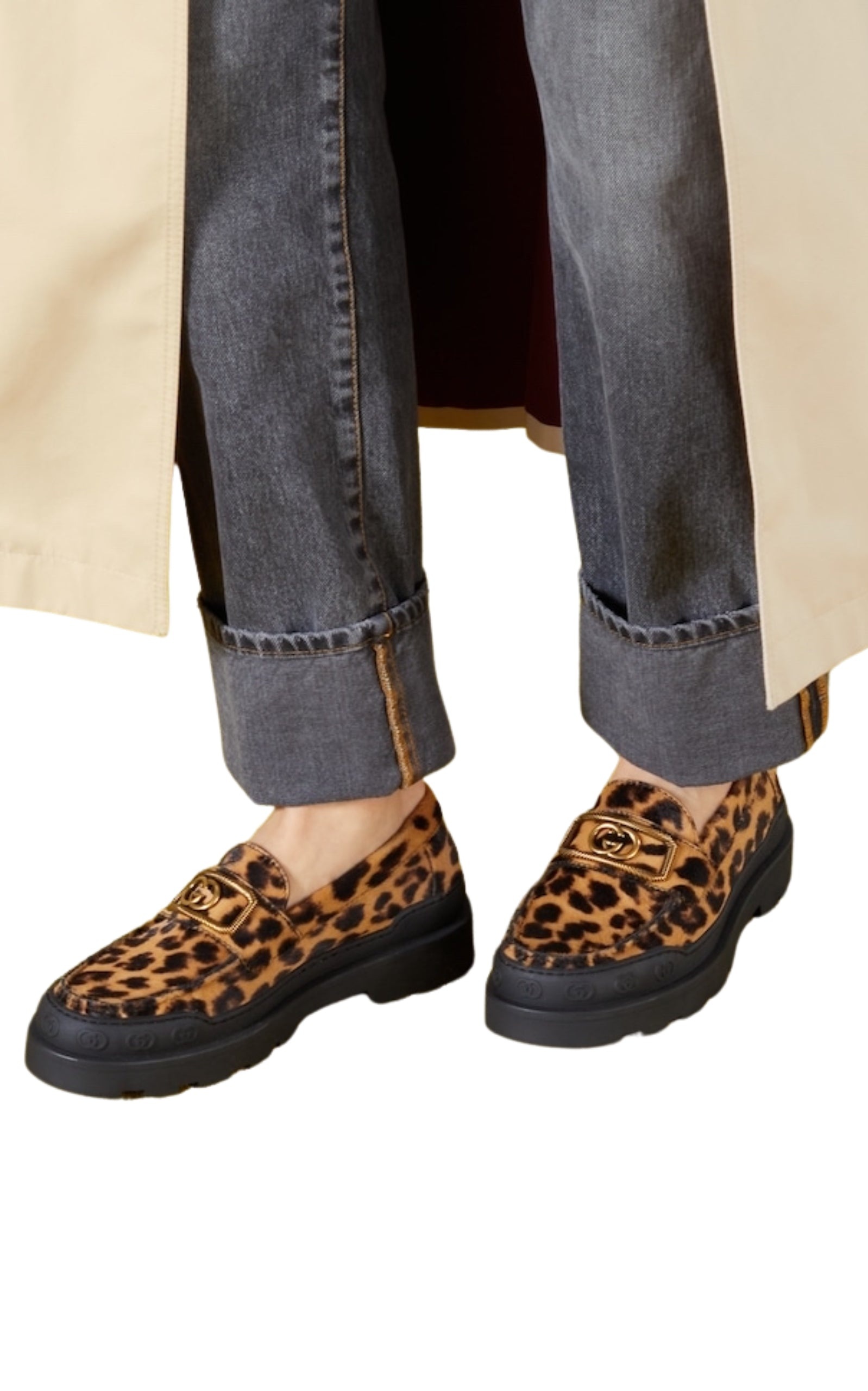 Interlocking G Leather Loafer - 2