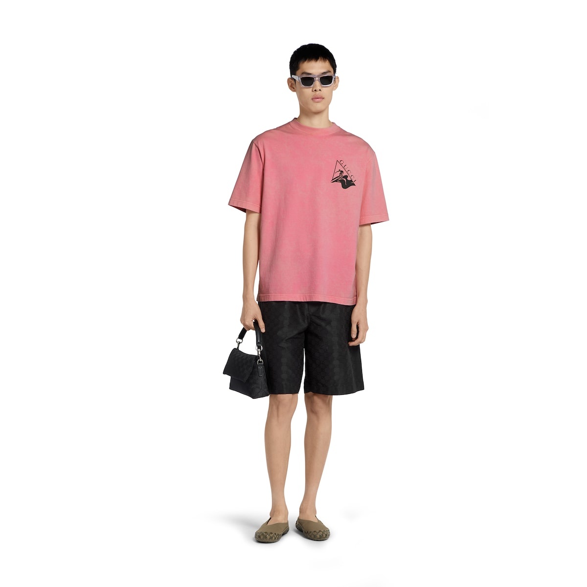 Printed cotton jersey T-shirt - 2