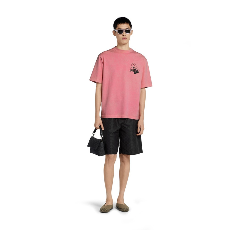 GUCCI Printed cotton jersey T-shirt outlook