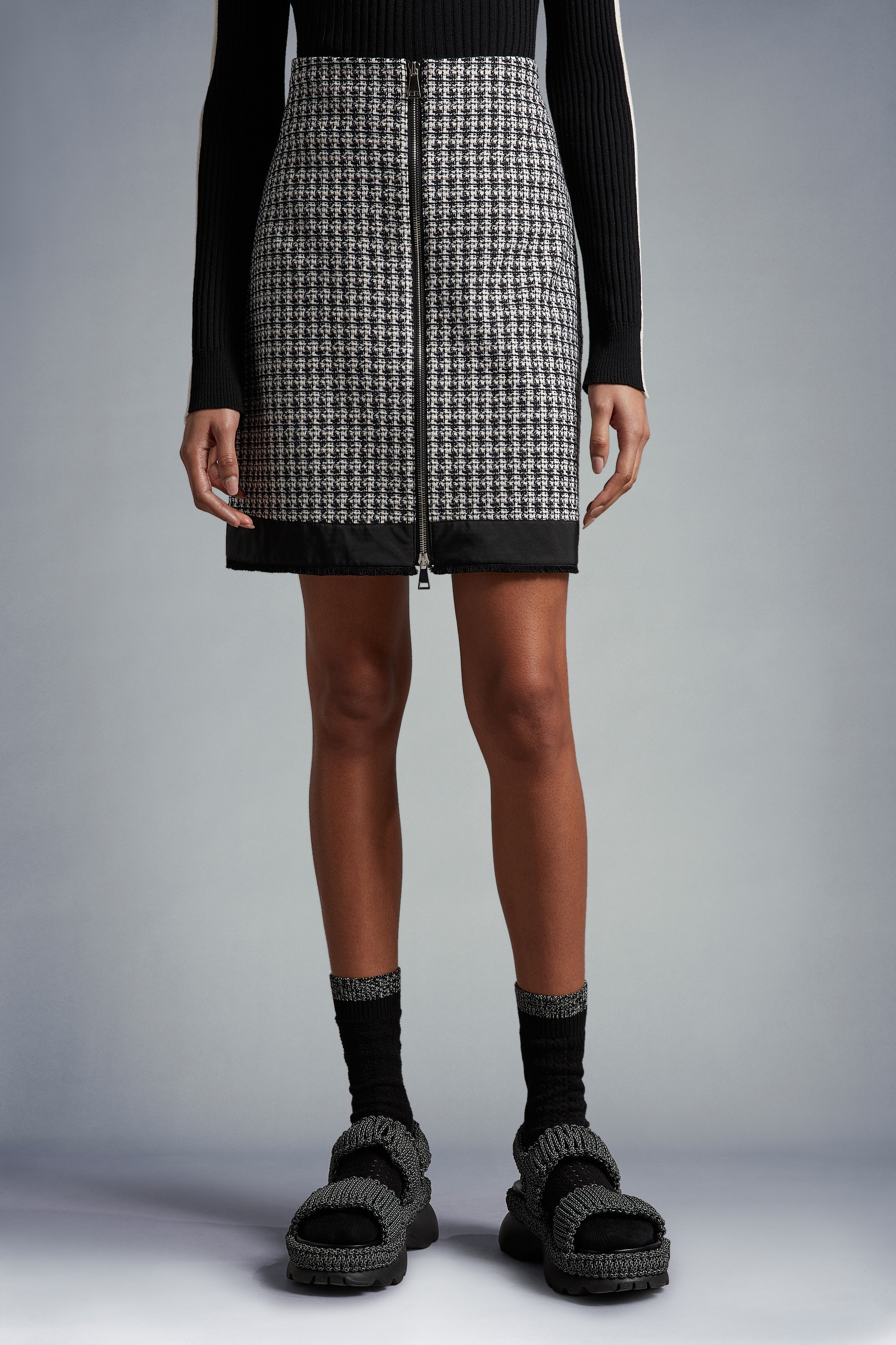 Tweed Mini Skirt - 3