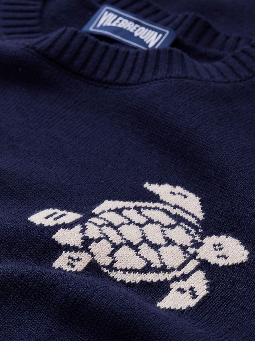 embroidered-logo sweater - 3