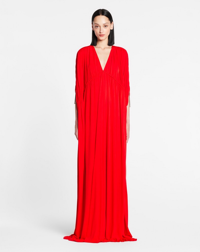 DRAPED MAXI DRESS - 2