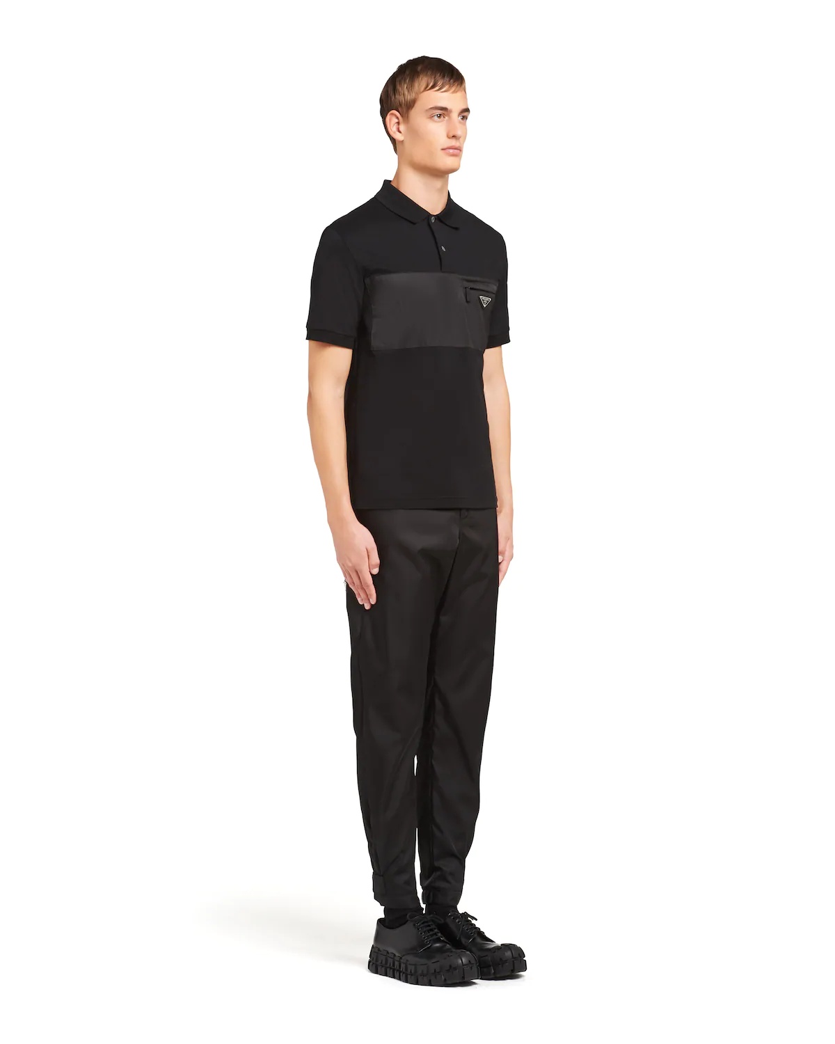 Stretch cotton polo shirt - 3