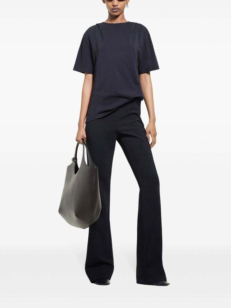 courrèges hooded T-shirt outlook