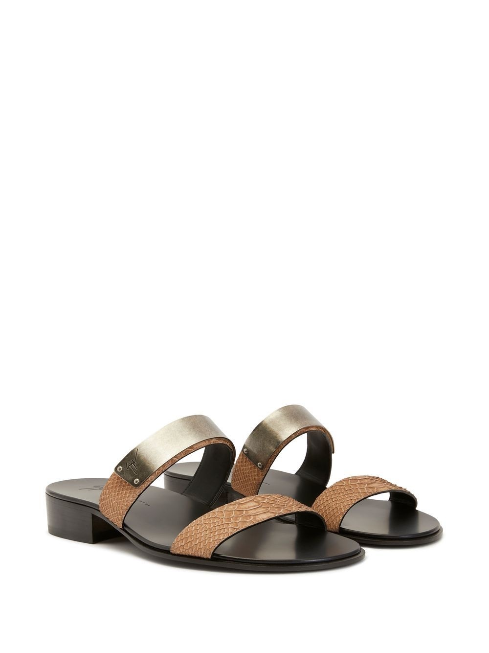 Ignazio double-strap slide sandals - 2