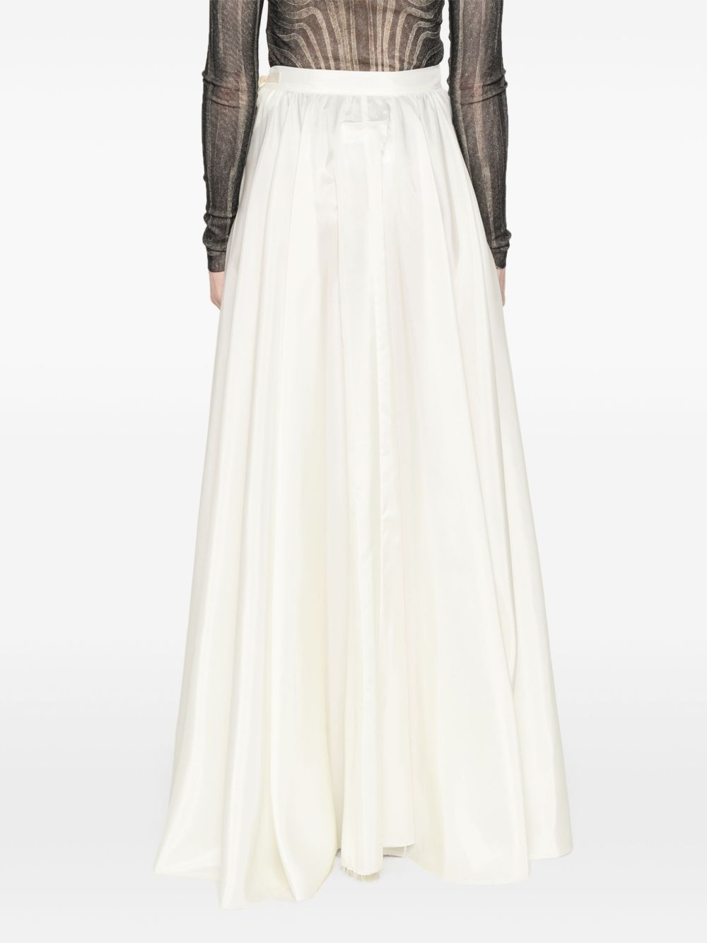 taffeta maxi skirt - 4