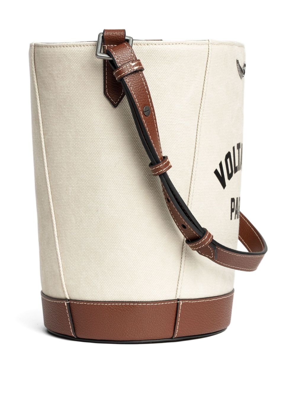 logo-print bucket bag - 4