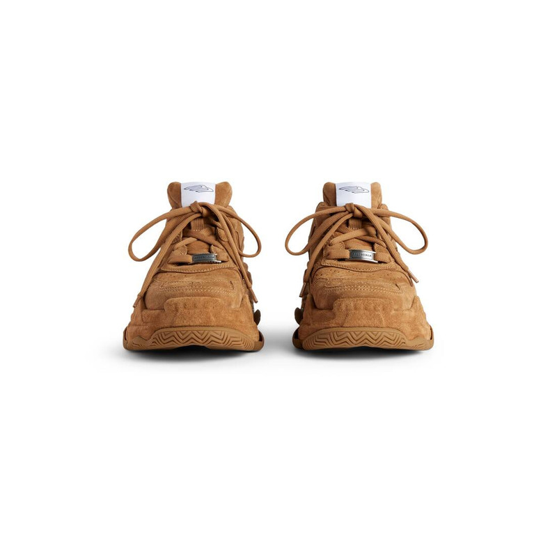 Men's Triple S Sporty Suede Sneaker in Brown 3