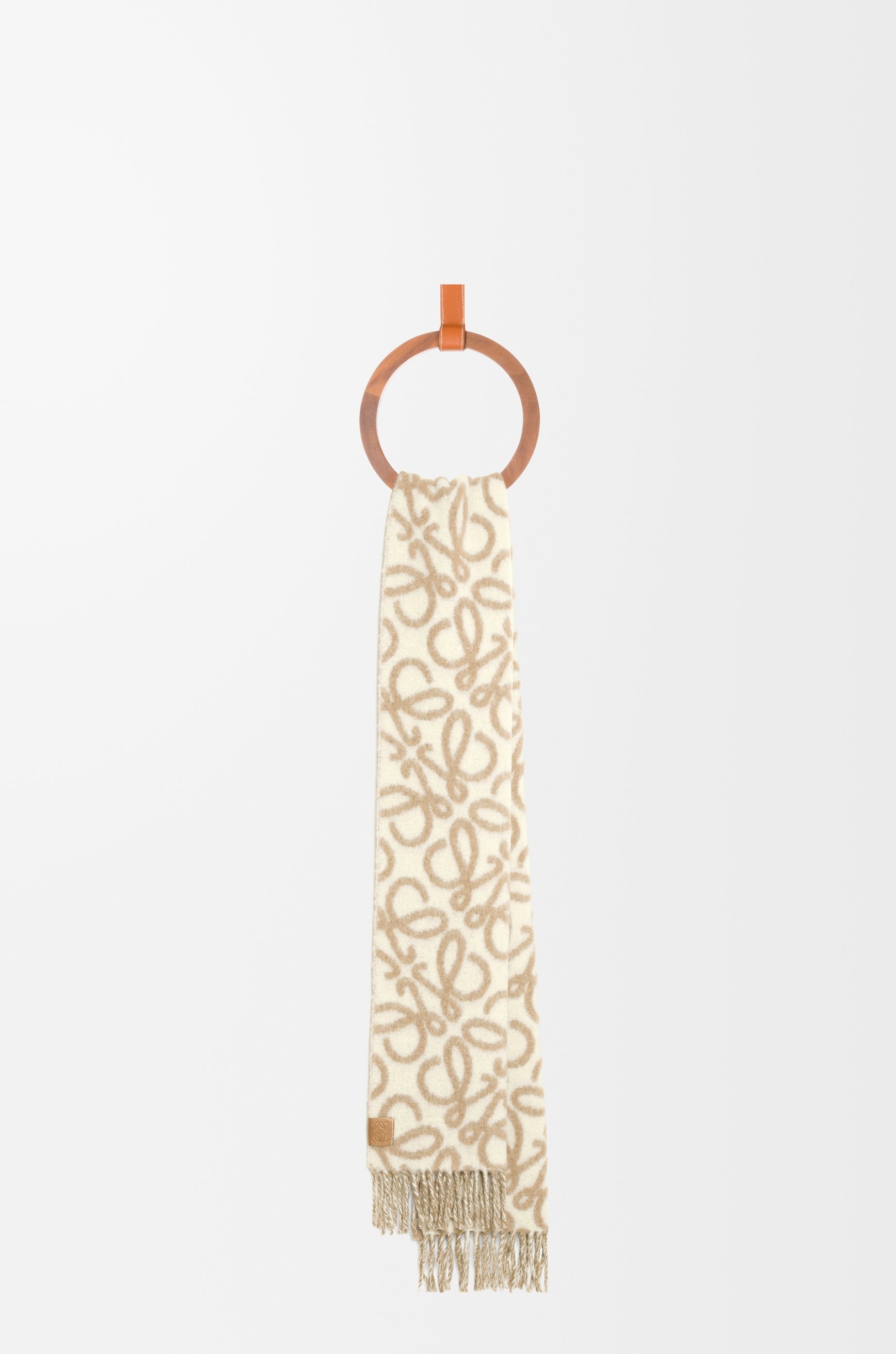 Anagram scarf in alpaca and wool - 4