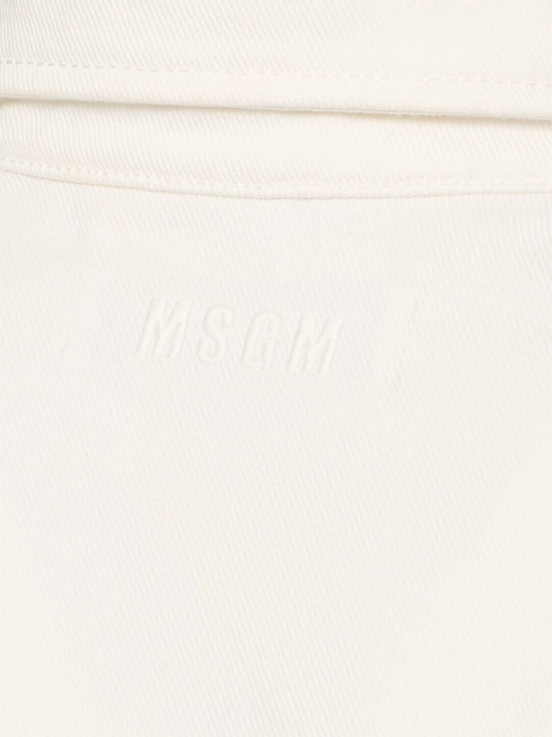 Embroidered denim shirt - 4
