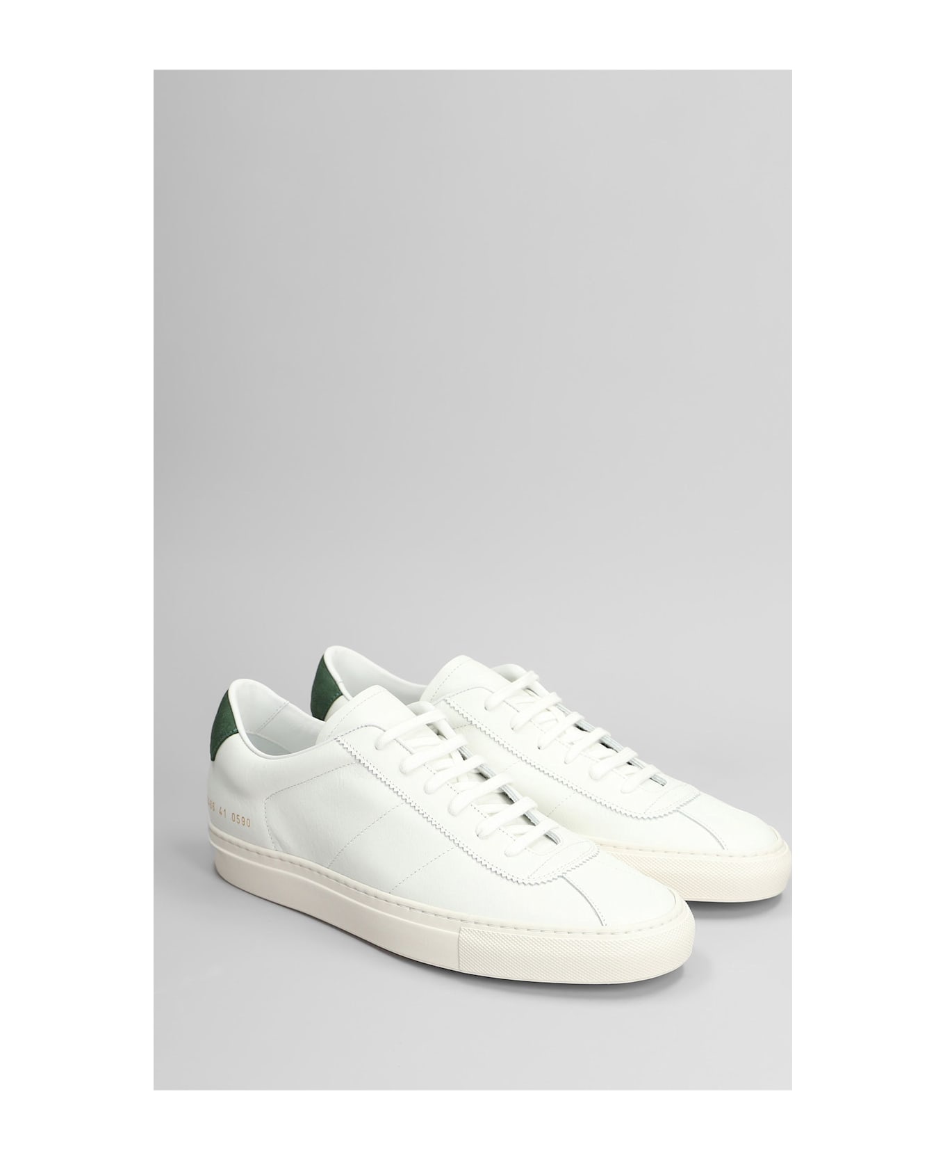 Tennis Classic Sneakers In White Leather - 2