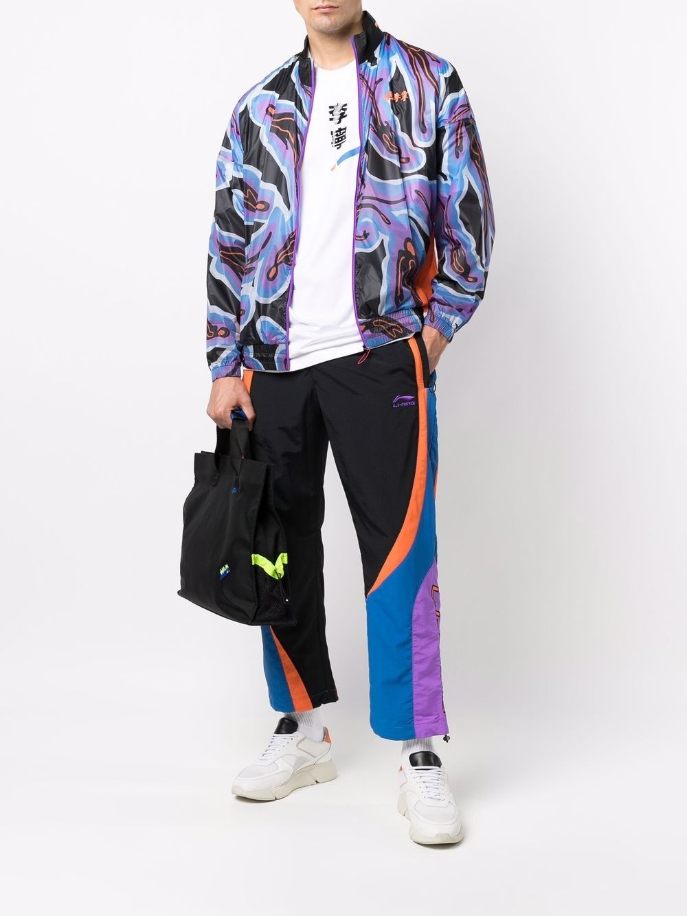 graphic-print bomber jacket - 2