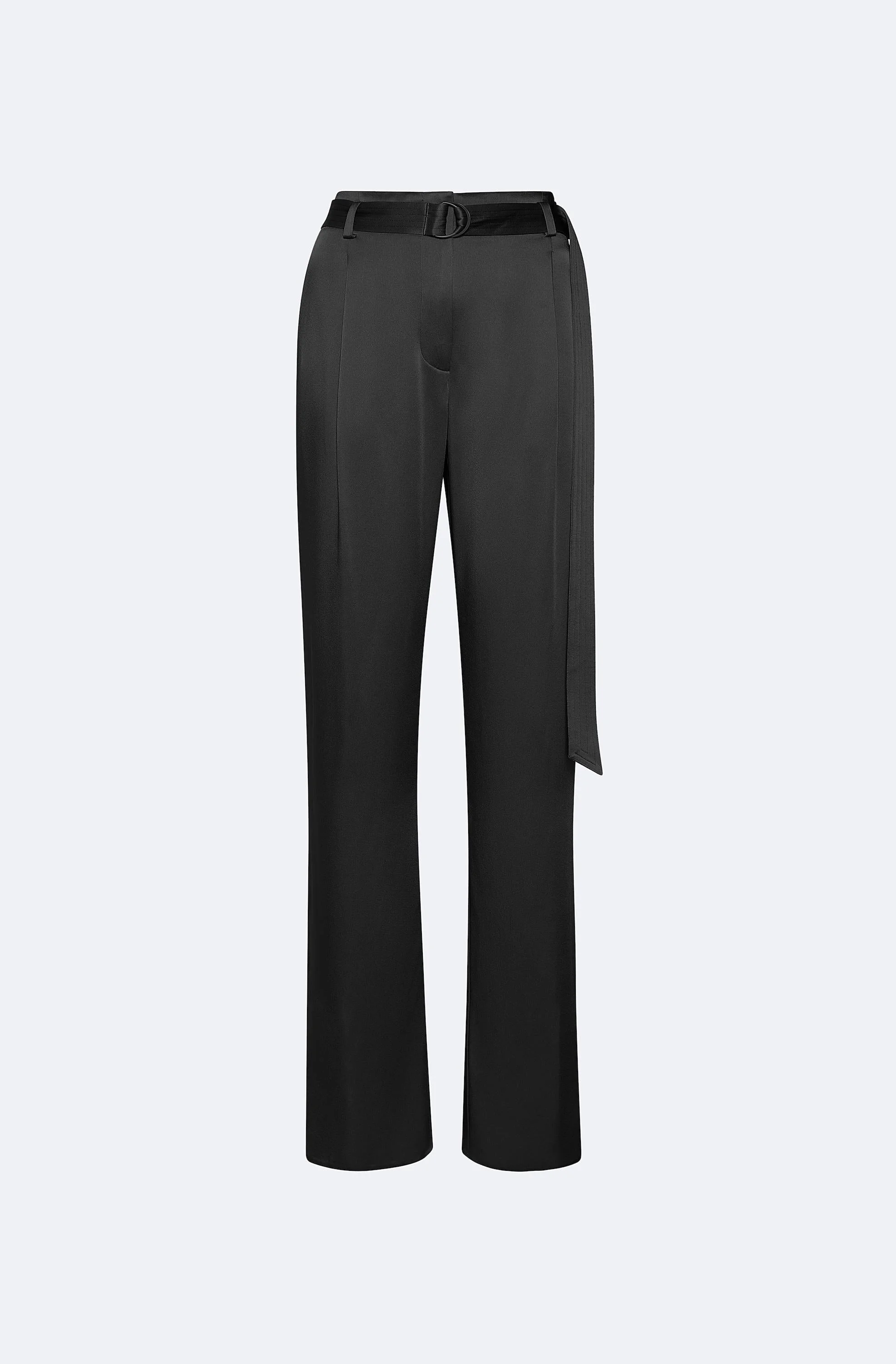 Satin Belted Pant - 1