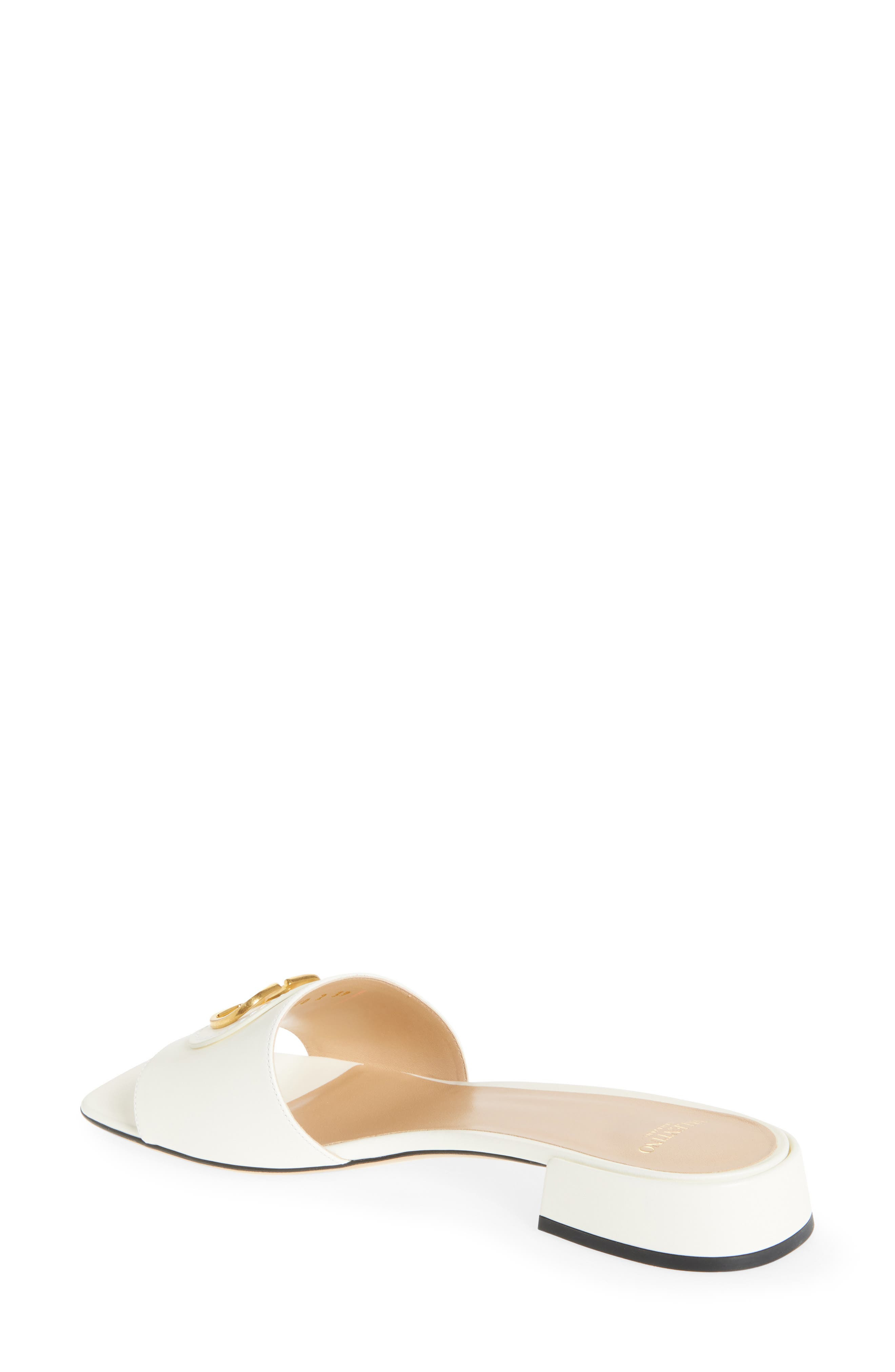 Valentino Garavani VLOGO Signature Slide Sandal in Ivory at Nordstrom - 2