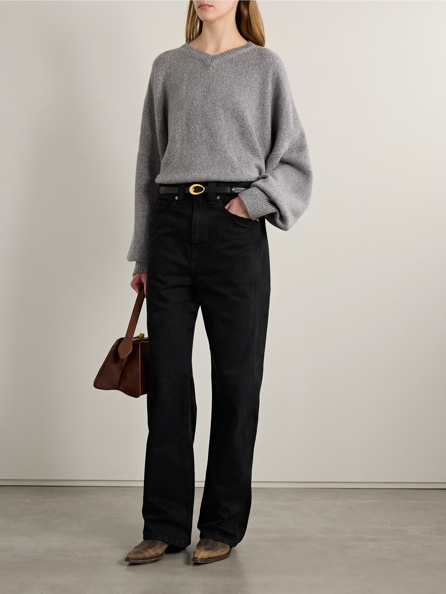 Bonnie mid-rise boyfriend jeans Black - 2