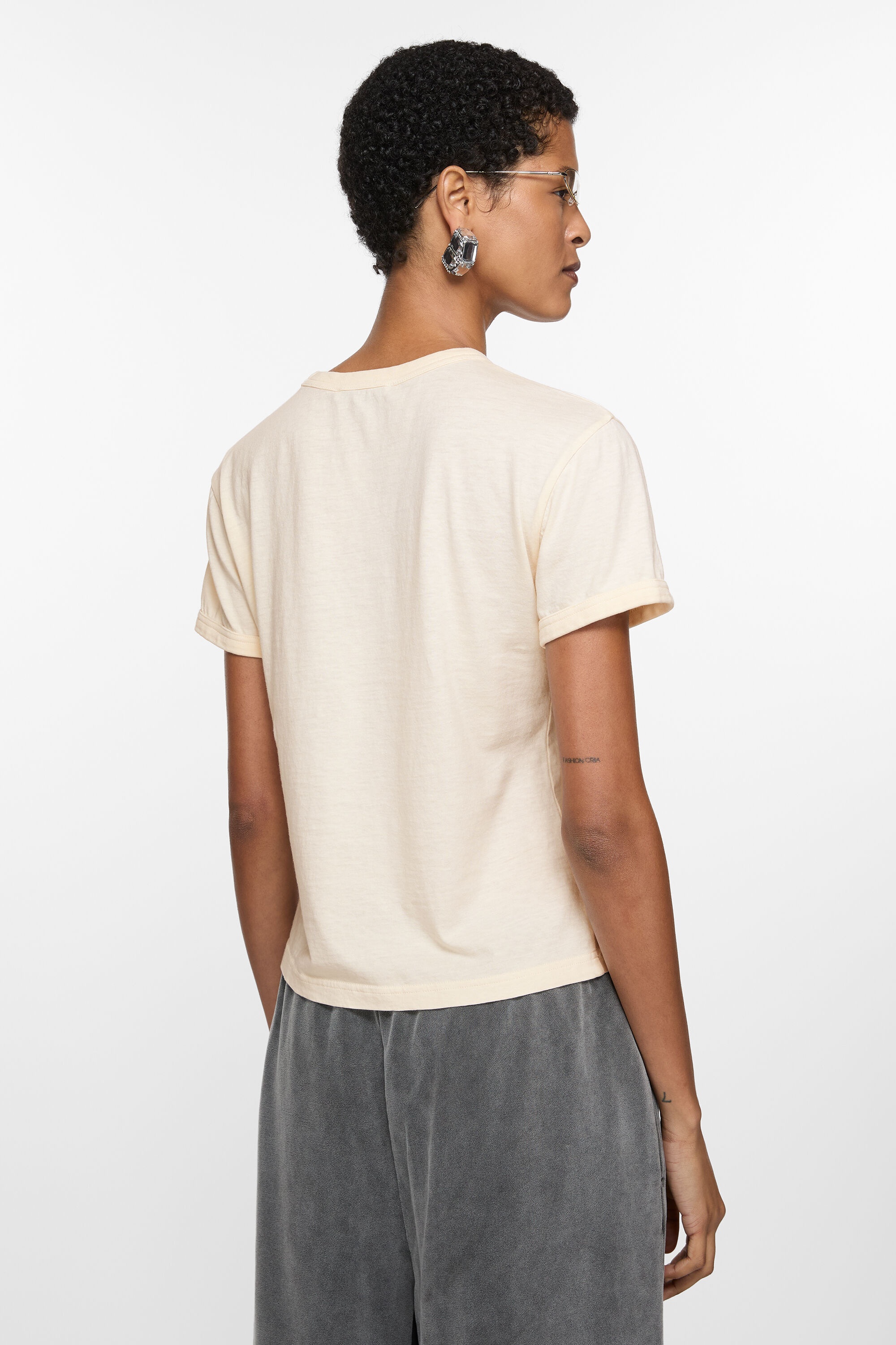 Logo t-shirt - Pearl grey - 3