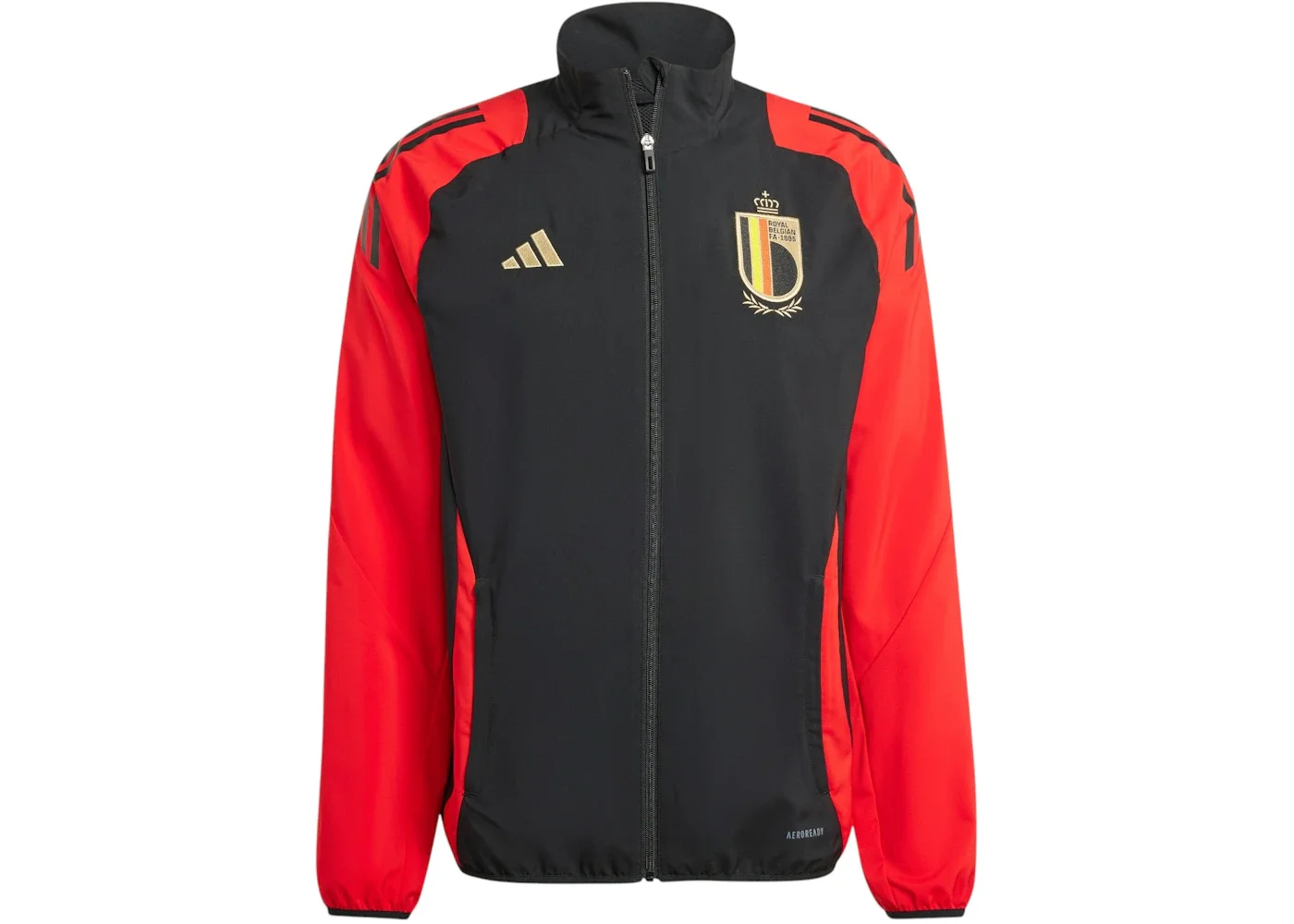 adidas Belgium Tiro 24 Competition Presentation Track Top Black Better Scarlet - 1
