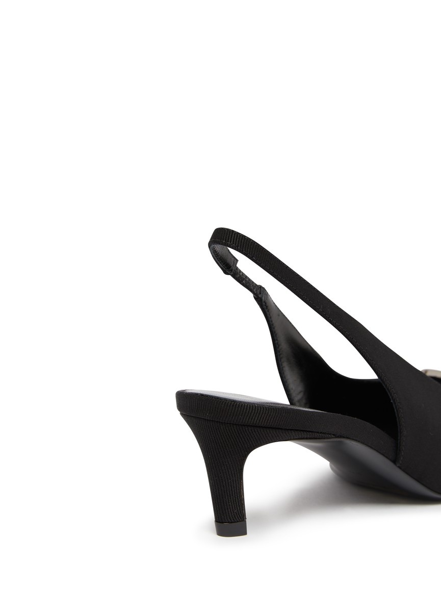 Celine alma Triomphe slingback in gros-grain - 6
