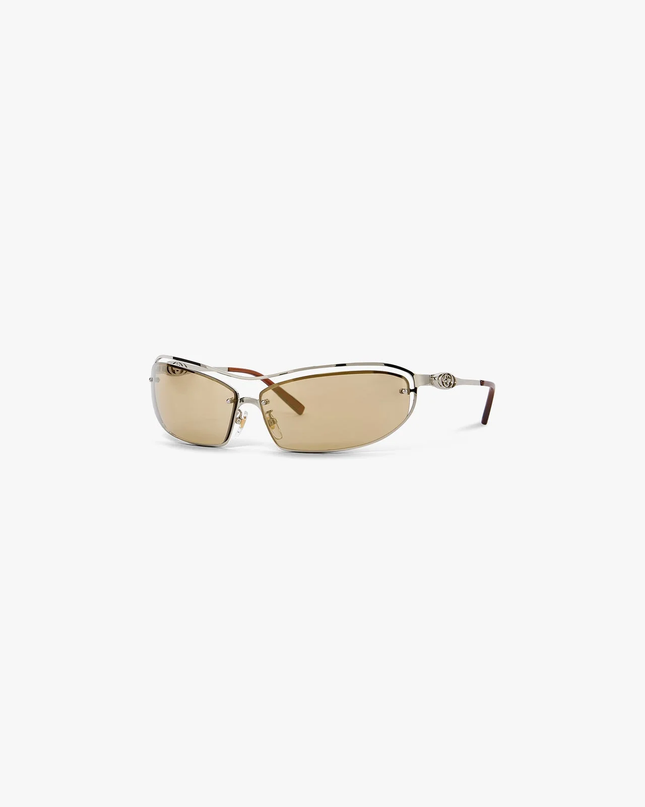 Brown Spiral Sunglasses - 1