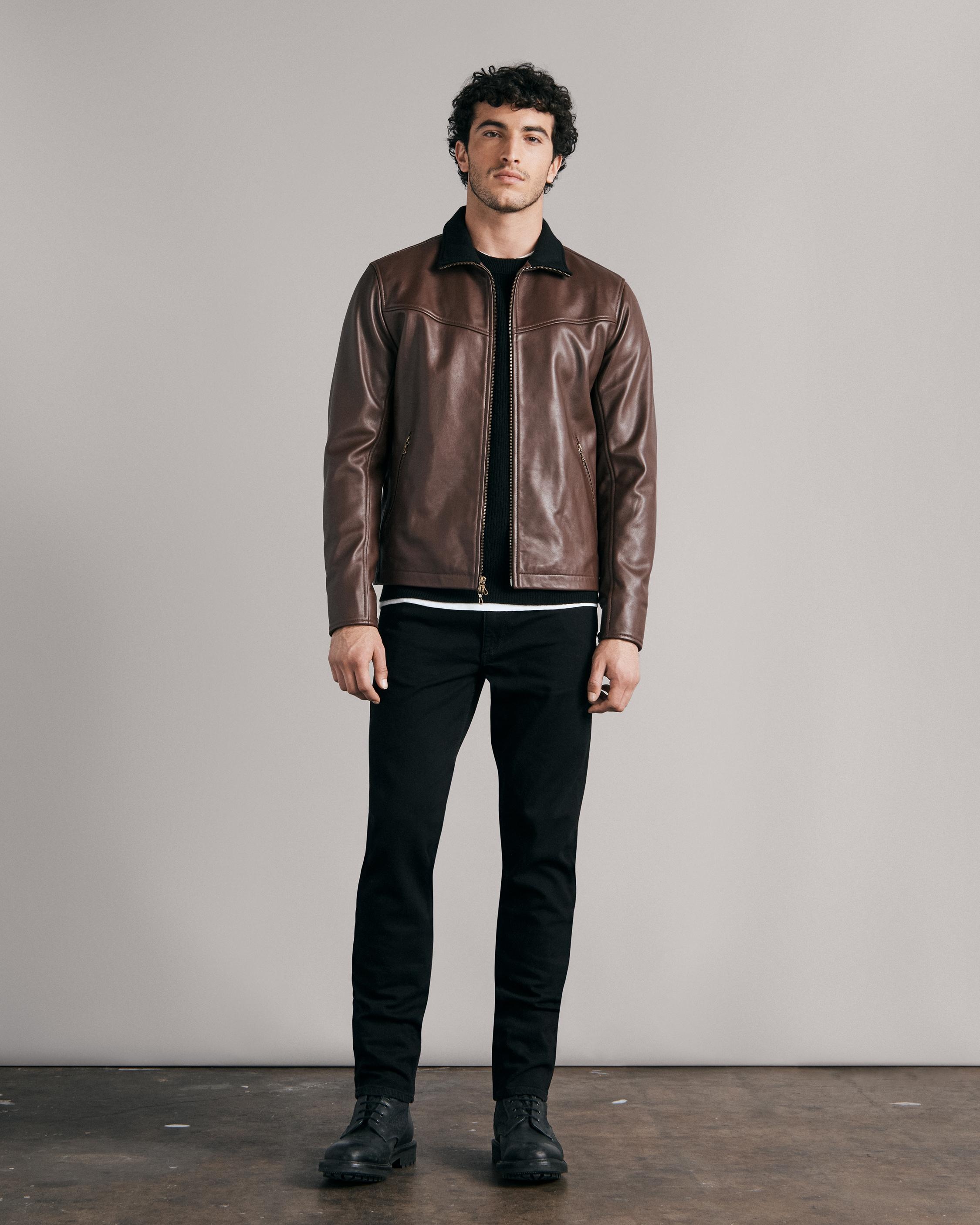 Grant Leather Jacket
Relaxed Fit Jacket - 2