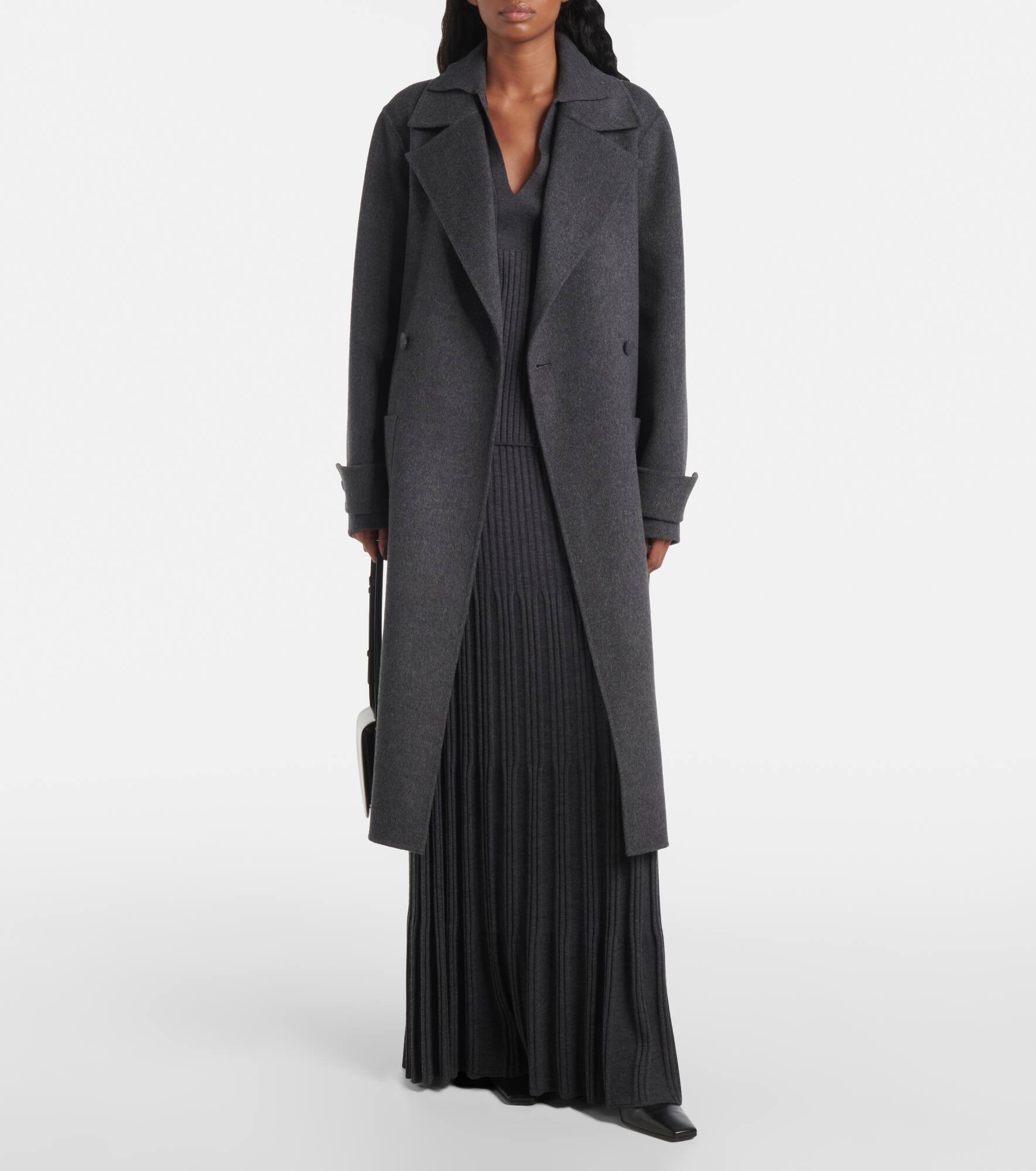 Merino ribbed-knit wool maxi skirt - 2