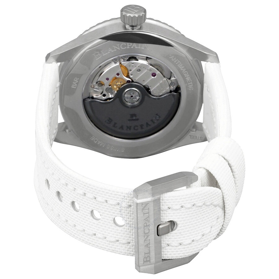 Blancpain Fifty Fathoms Bathyscaphe Automatic White Dial Ladies Watch 5100-1127-W52A - 3