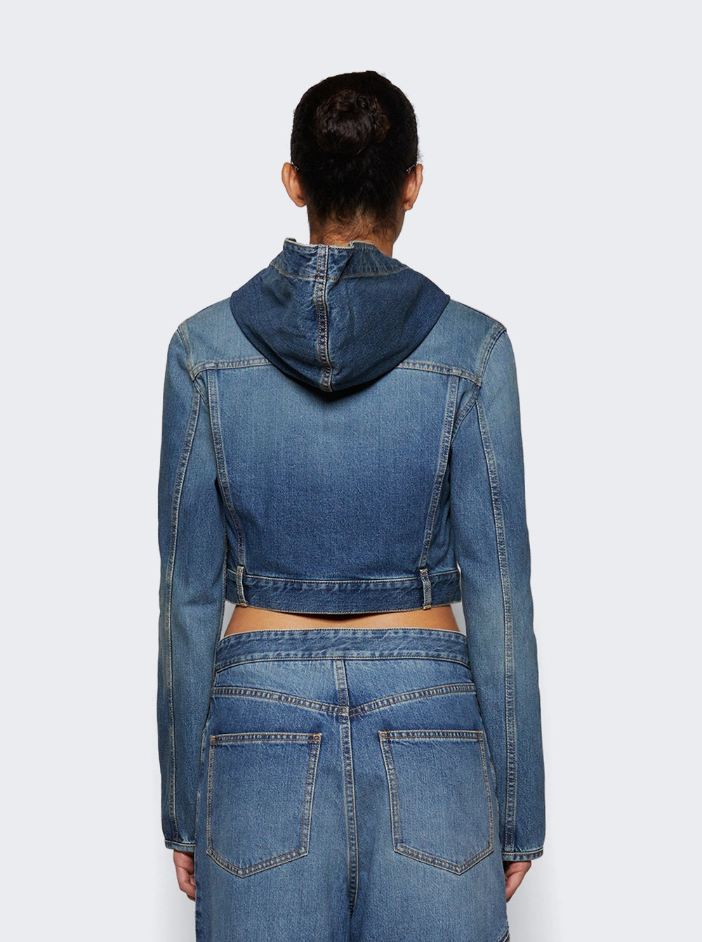 Hooded Jacket Blue - 4