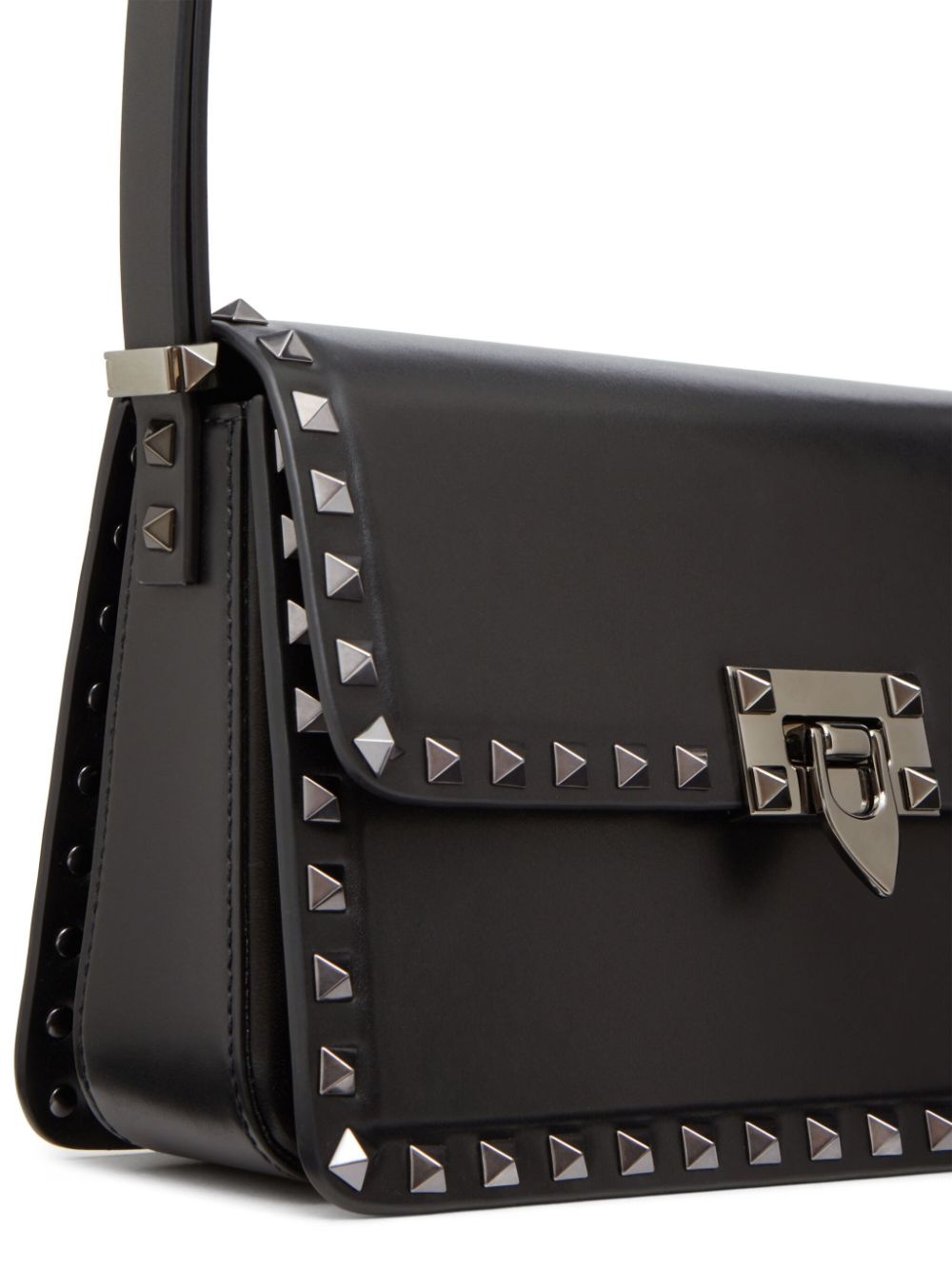 small Rockstud leather shoulder bag - 7