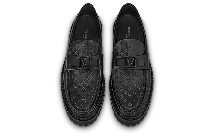 LOUIS VUITTON Major Loafer Shoes 'Black' 1ABFFP - 3