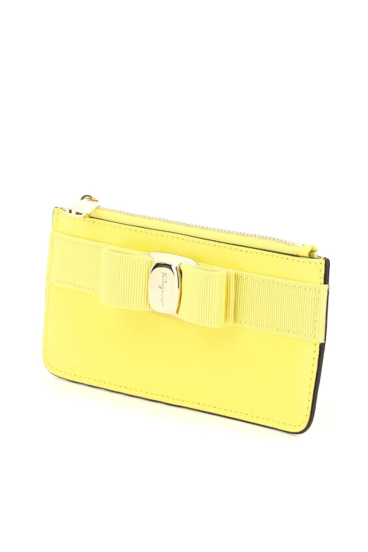 ZIPPED CARDHOLDER WITH VARA BOW - 4