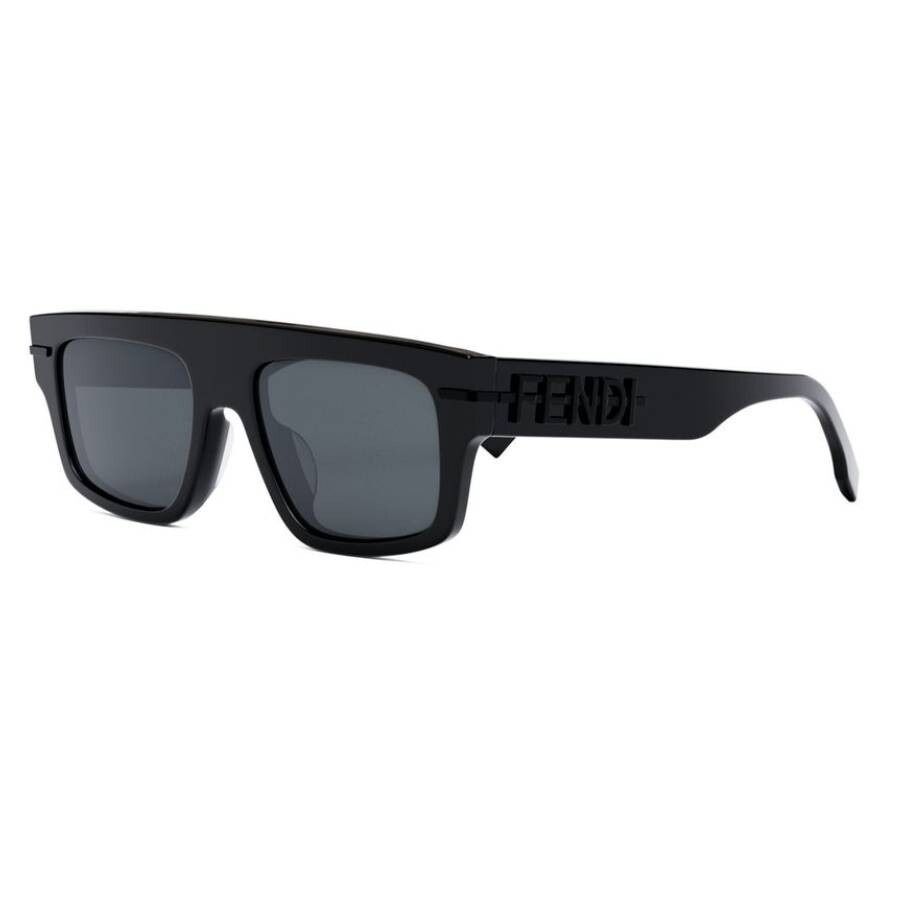 Fendi Grey Browline Men's Sunglasses FE40091U 01A 54 - 2