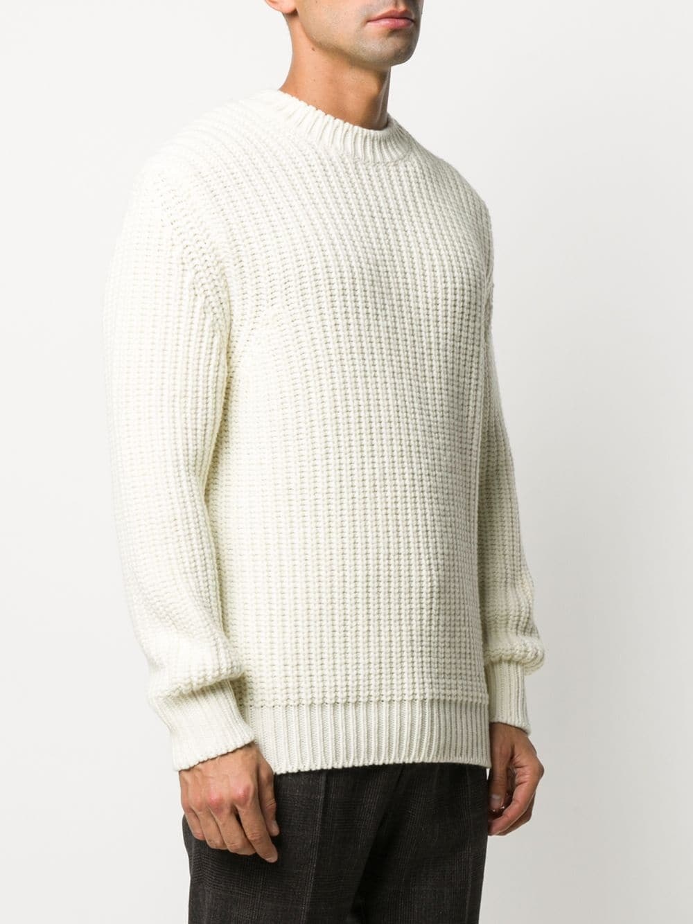 long sleeve ribbed sleeves jumper - 3