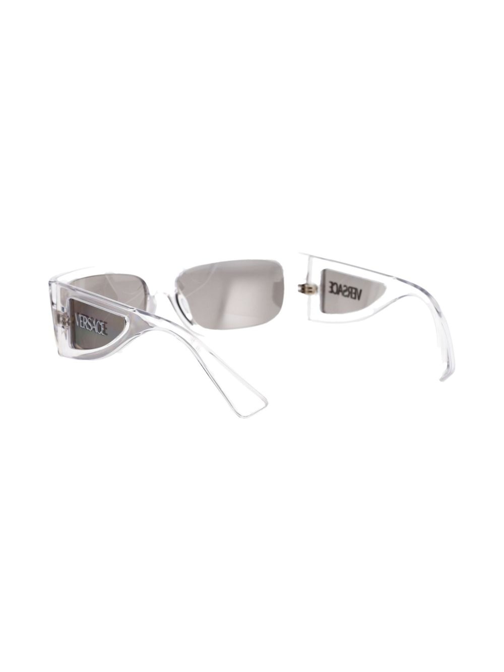 logo-plaque sunglasses - 4