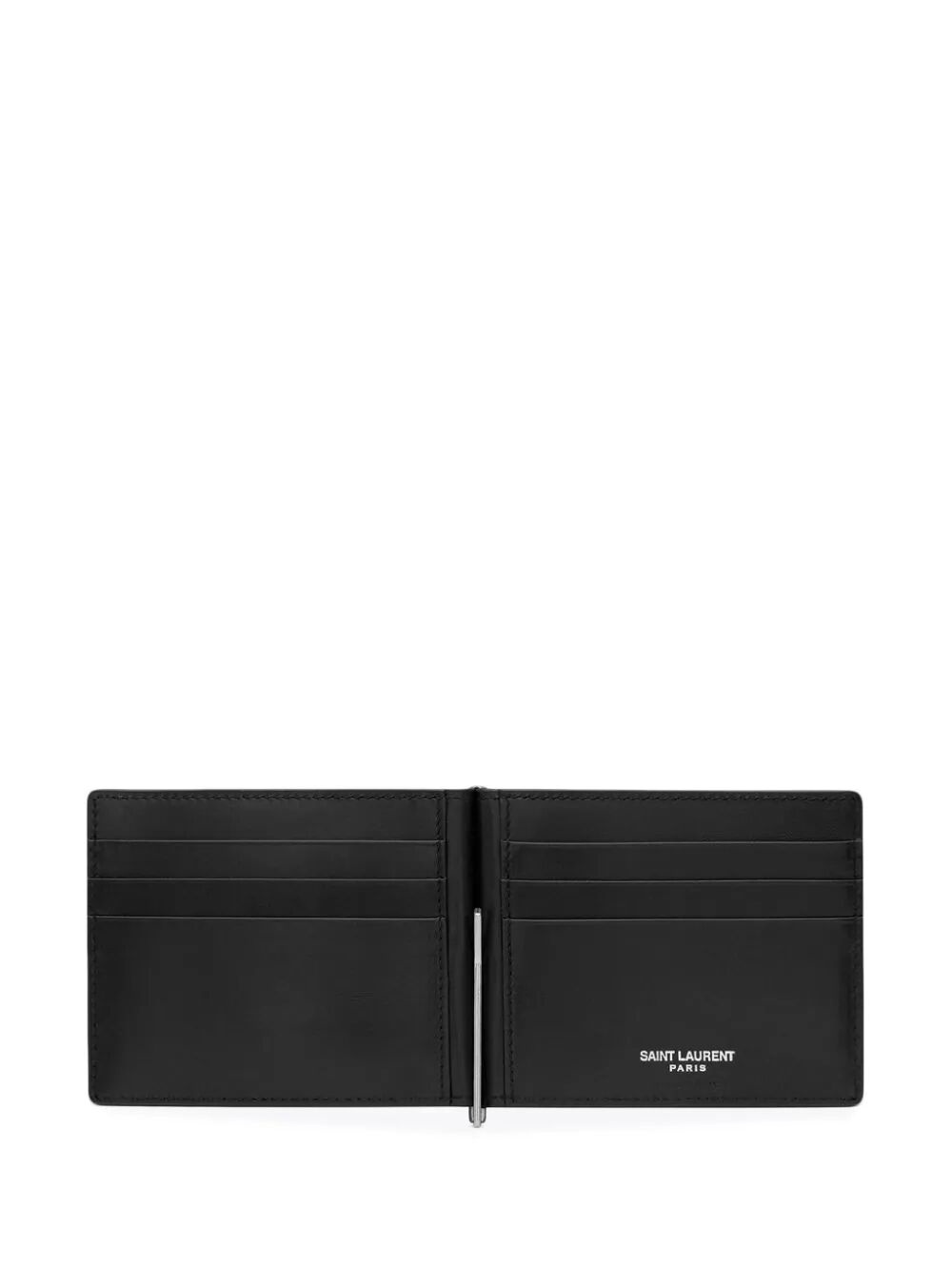 SAINT LAURENT PARIS LOGO CASSANDRE WALLET WITH CLIP - 2