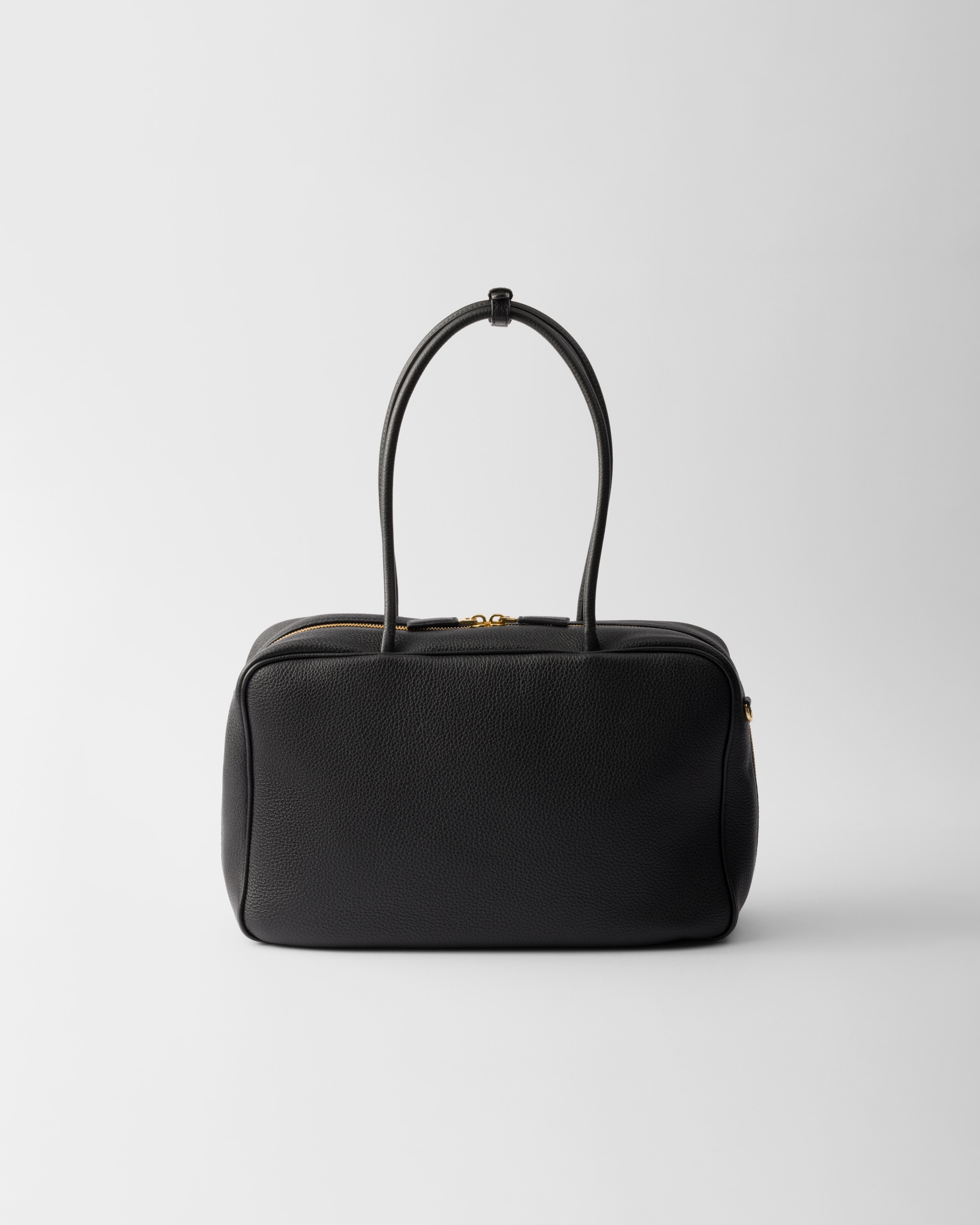 Large leather top-handle bag - 3