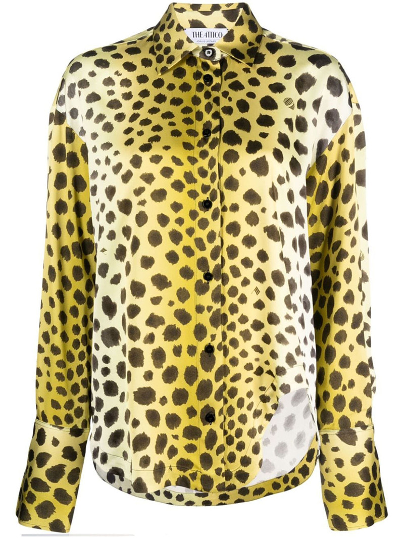 cheetah-print long-sleeve shirt 1