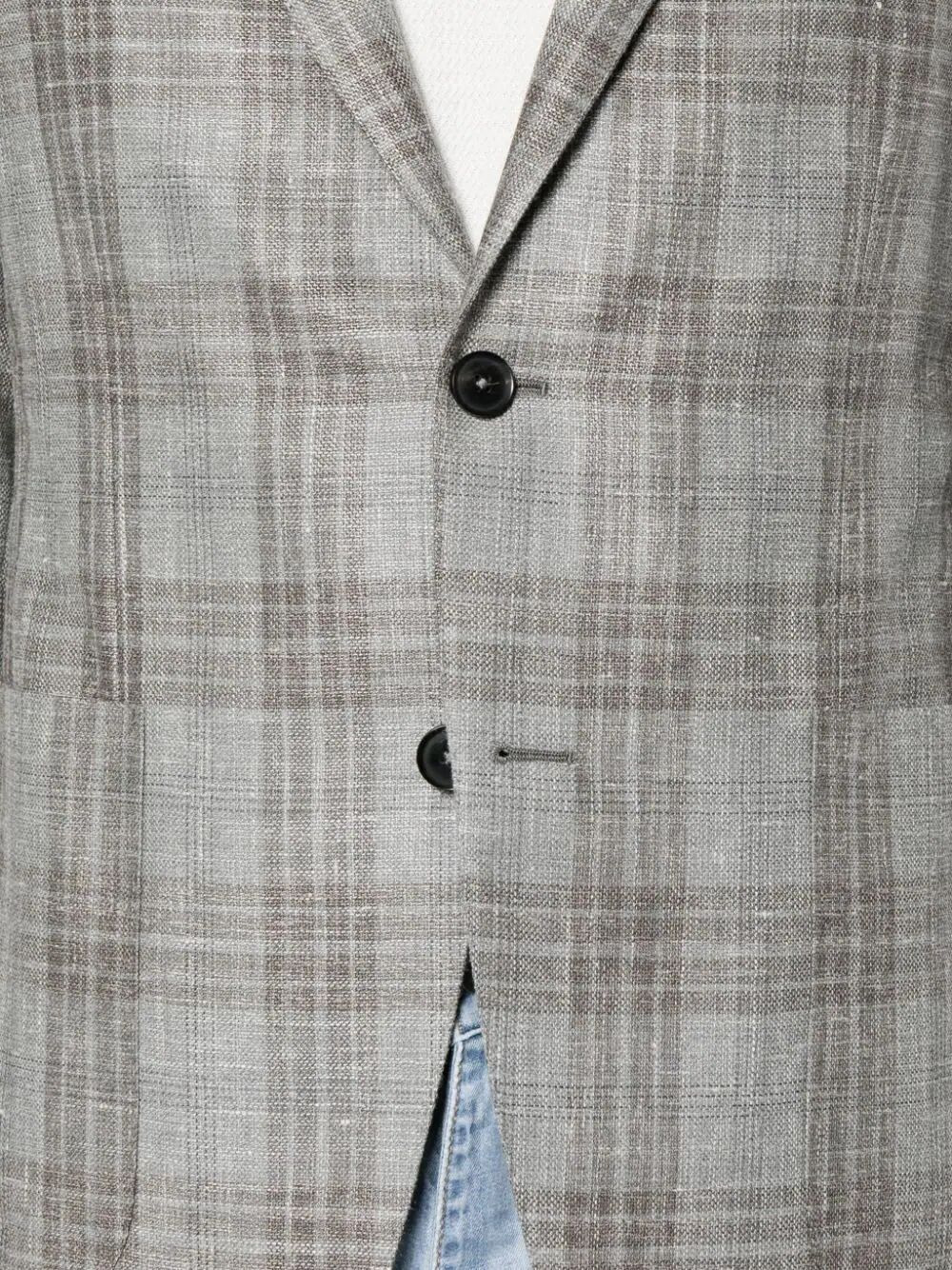 Zegna Men Wool And Silk Blend Jacket - 6