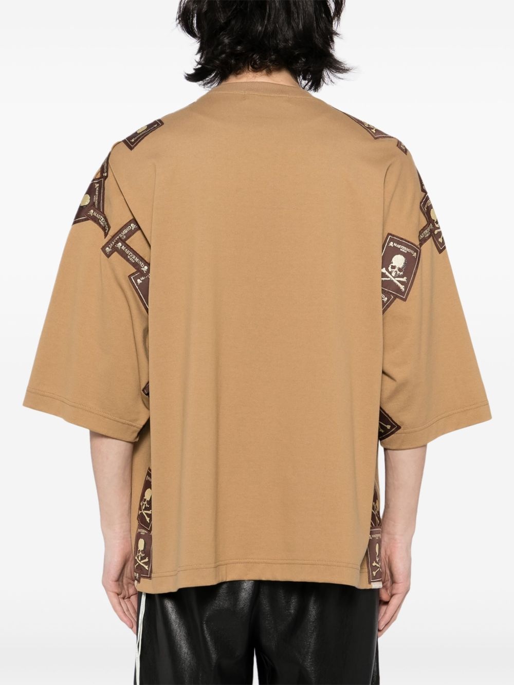 logo-embroidered t-shirt - 3
